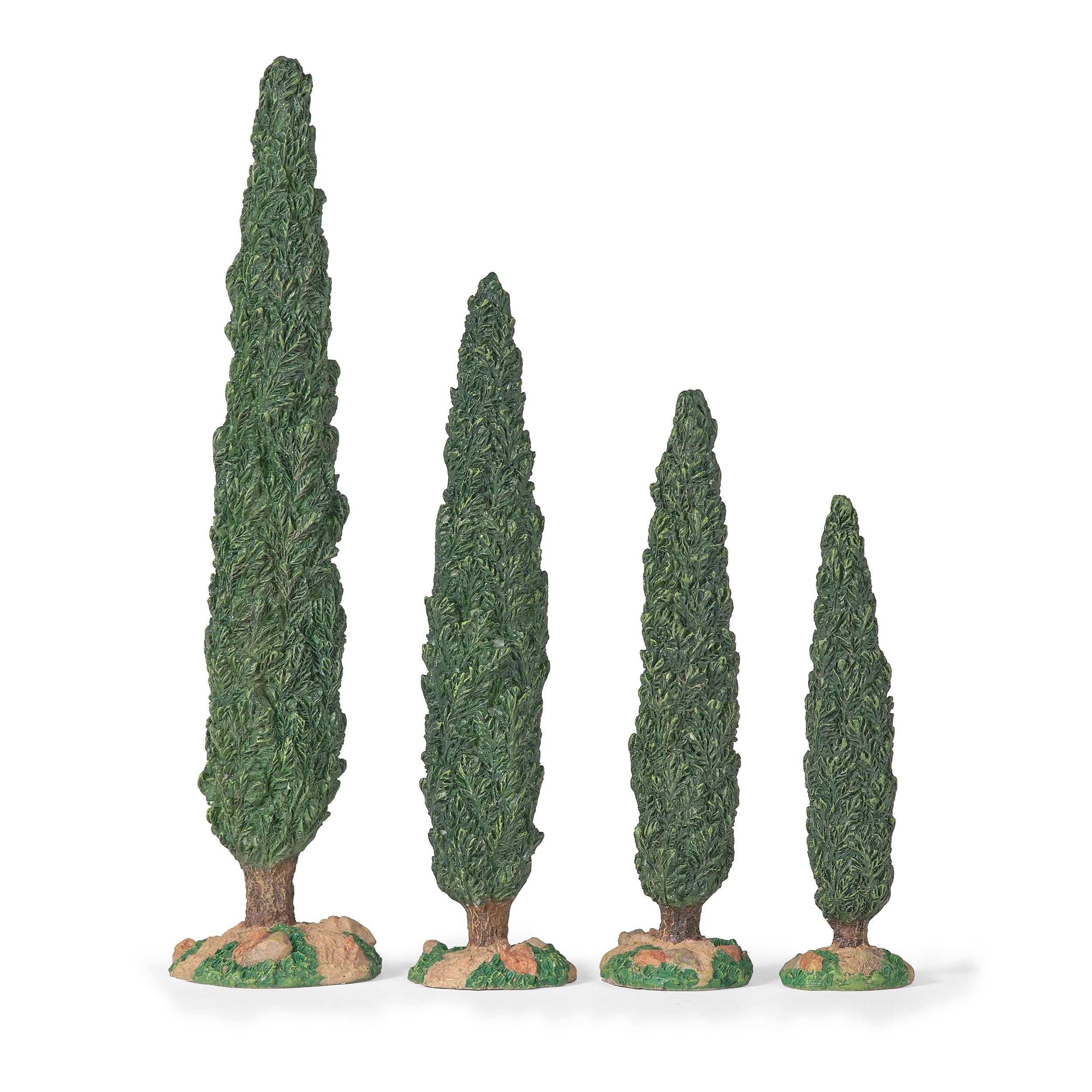 Fontanini Cypress Trees Set - 5" Scale