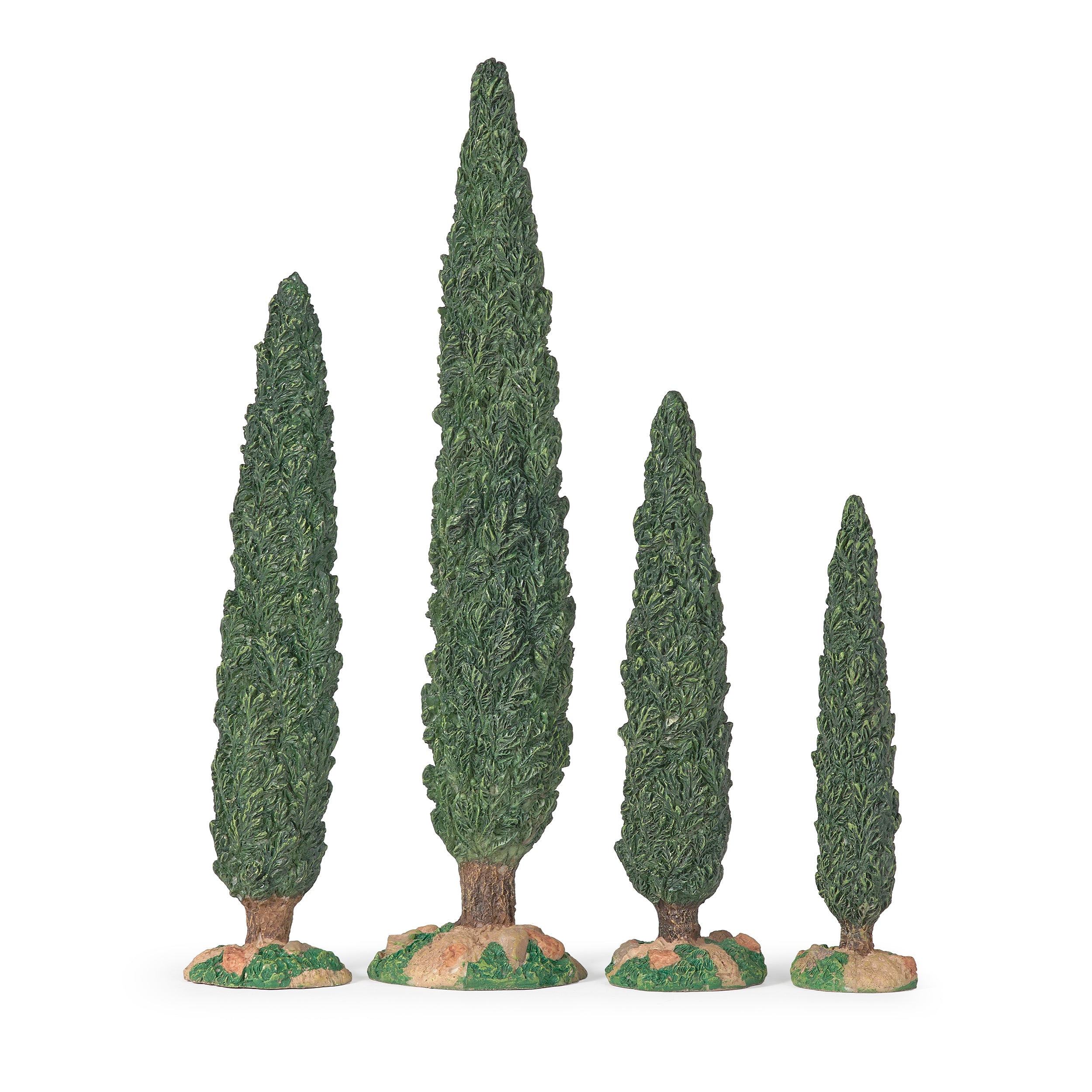 Fontanini Cypress Trees Set - 5" Scale