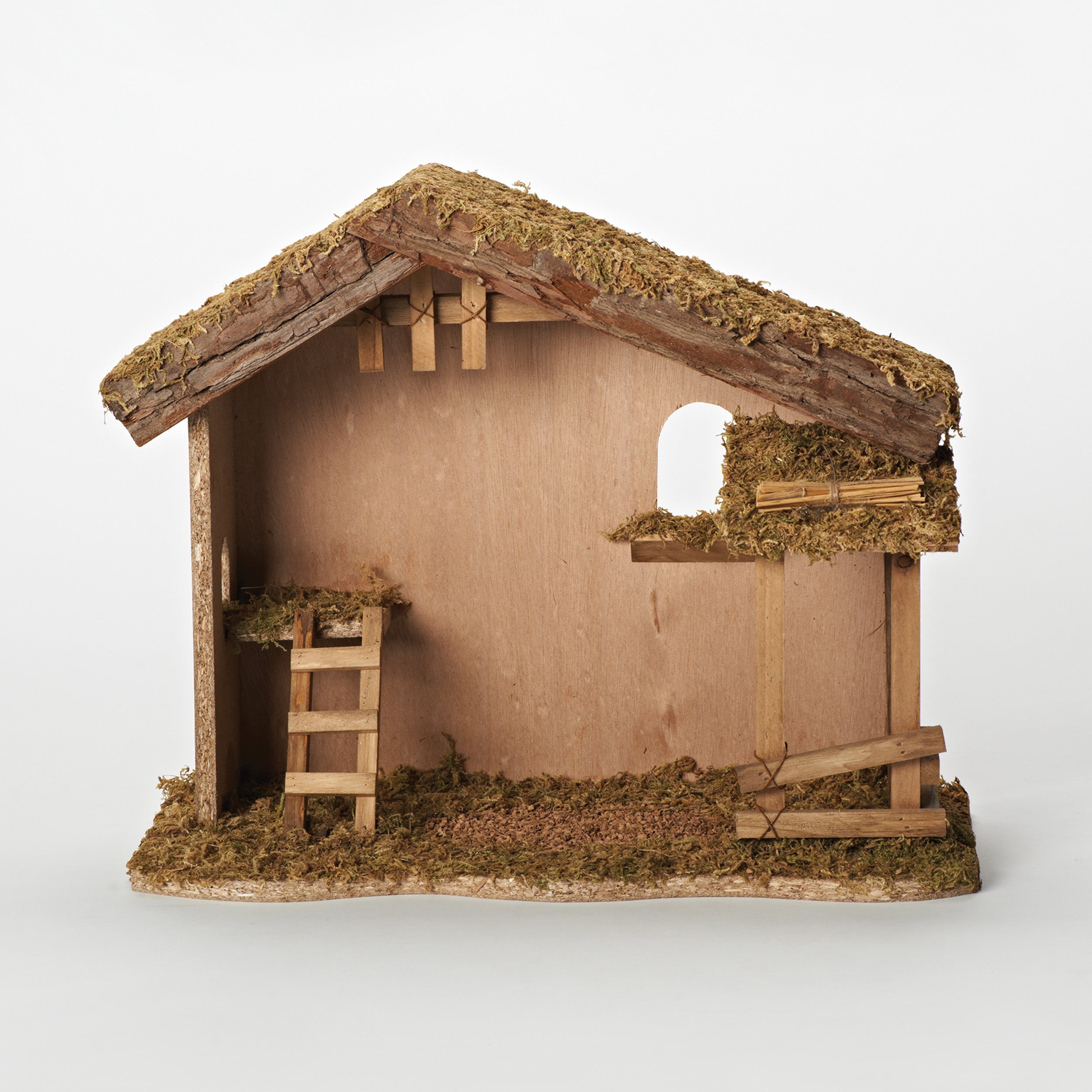 Fontanini Italian Stable with Ladder - 7.5" Scale