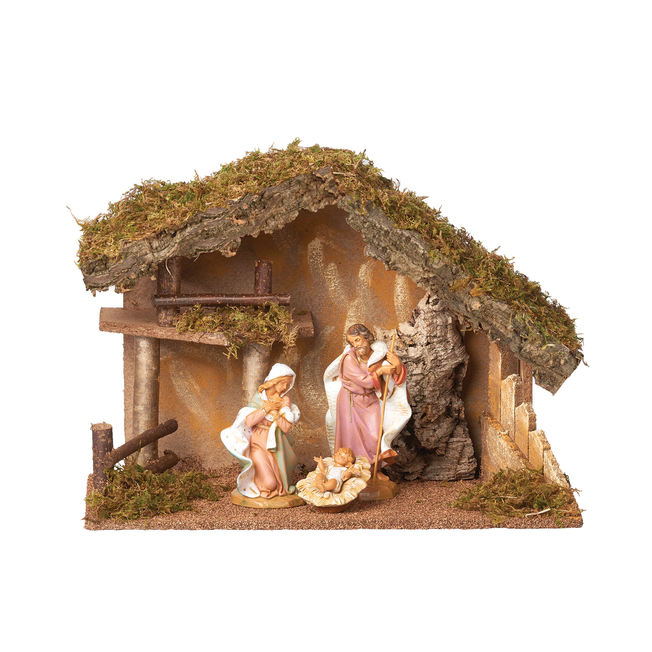 Fontanini 3-PC Nativity Set with Italian Stable - 7.5" Scale