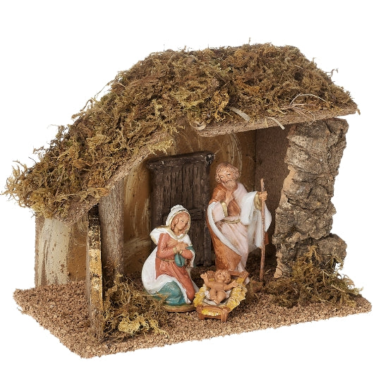 Fontanini 3-PC Nativity Set with Italian Stable - 3.5" Scale