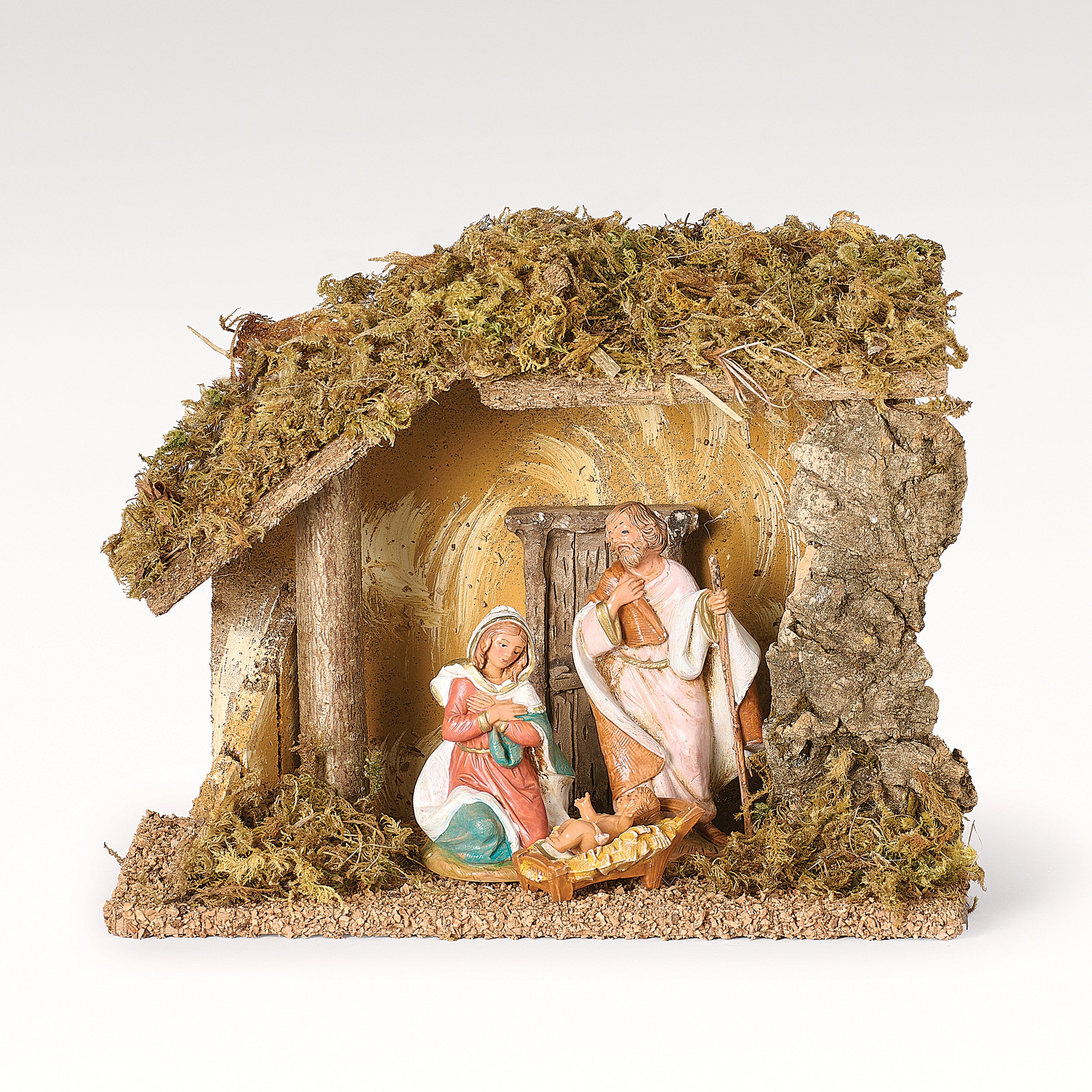 Fontanini 3-PC Nativity Set with Italian Stable - 3.5" Scale