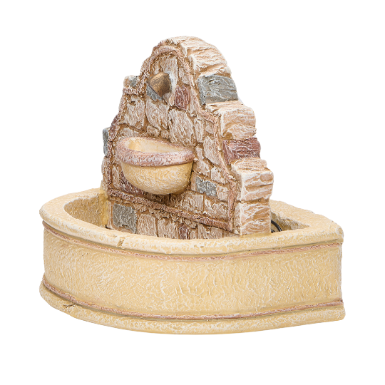 Fontanini Wall Fountain with Working Pump - 5" Scale