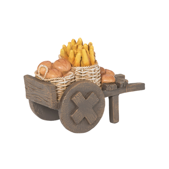 Fontanini Bread Cart – 5" Scale