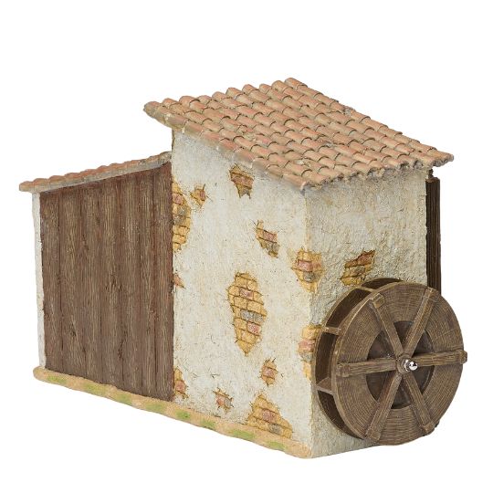 Fontanini Farmhouse with Water Mill - 5" Scale