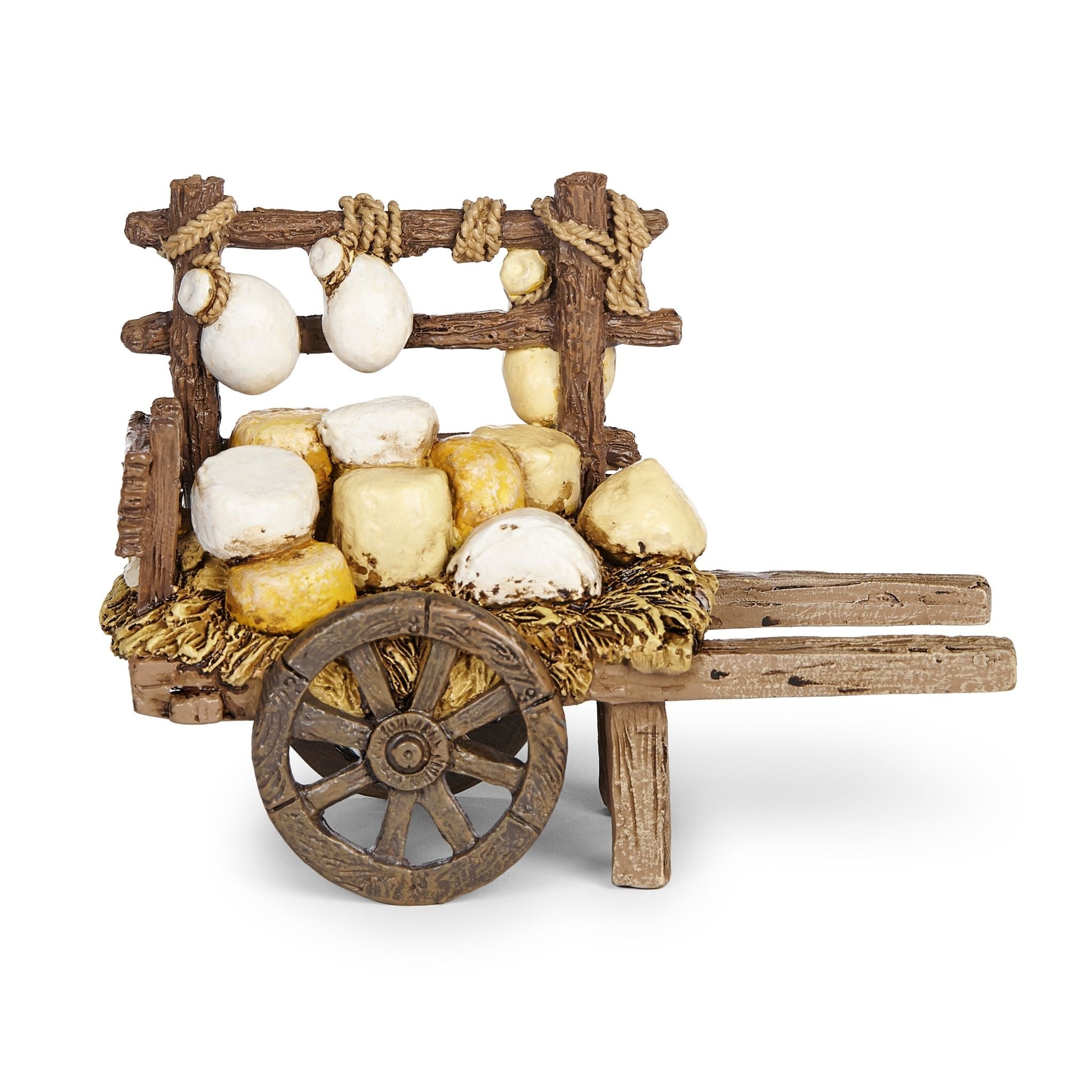 Fontanini Cheese Cart - 5" Scale