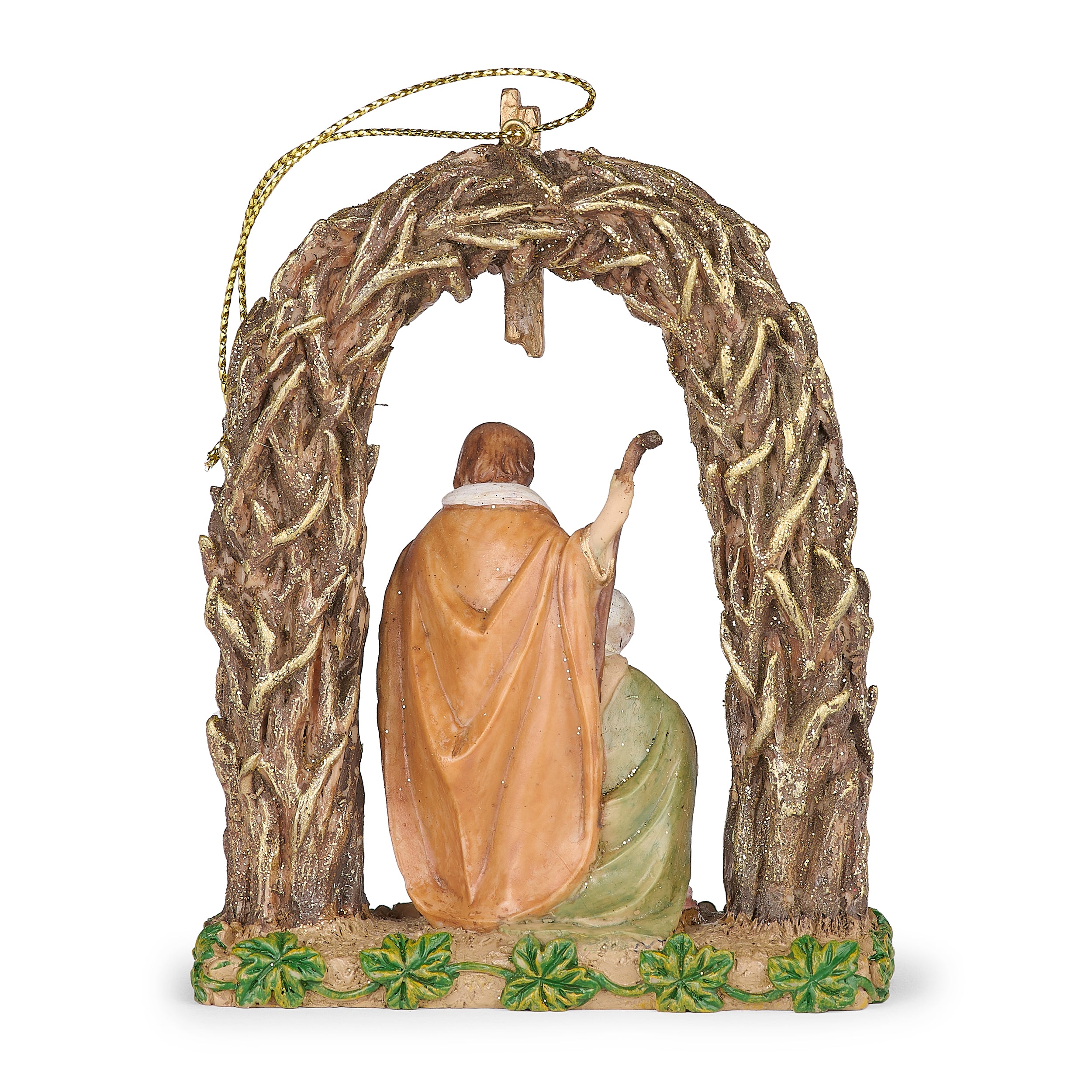 Fontanini Holy Family with Twig Arch Ornament