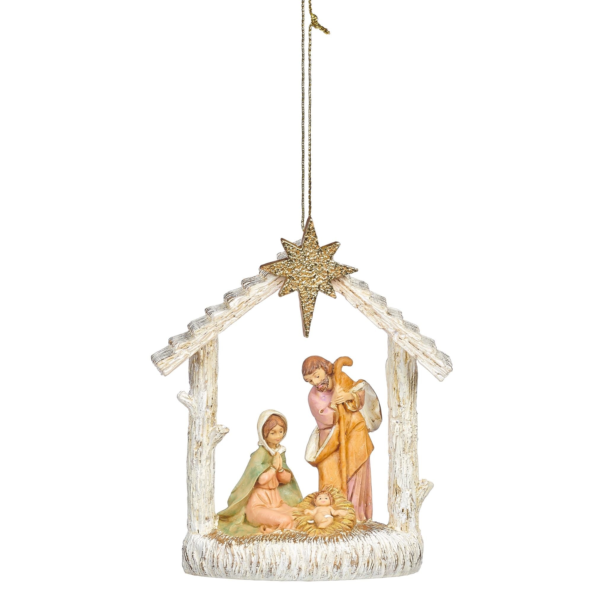 Fontanini Holy Family Stable Ornament