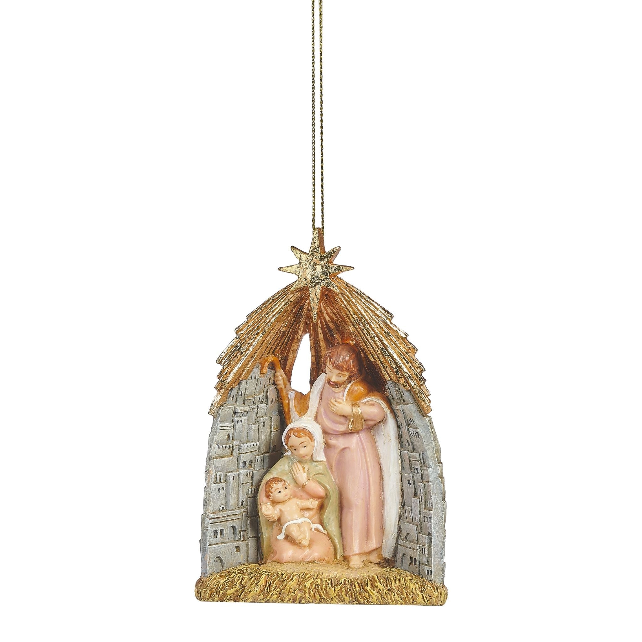 Fontanini Holy Family Bethlehem Town Ornament