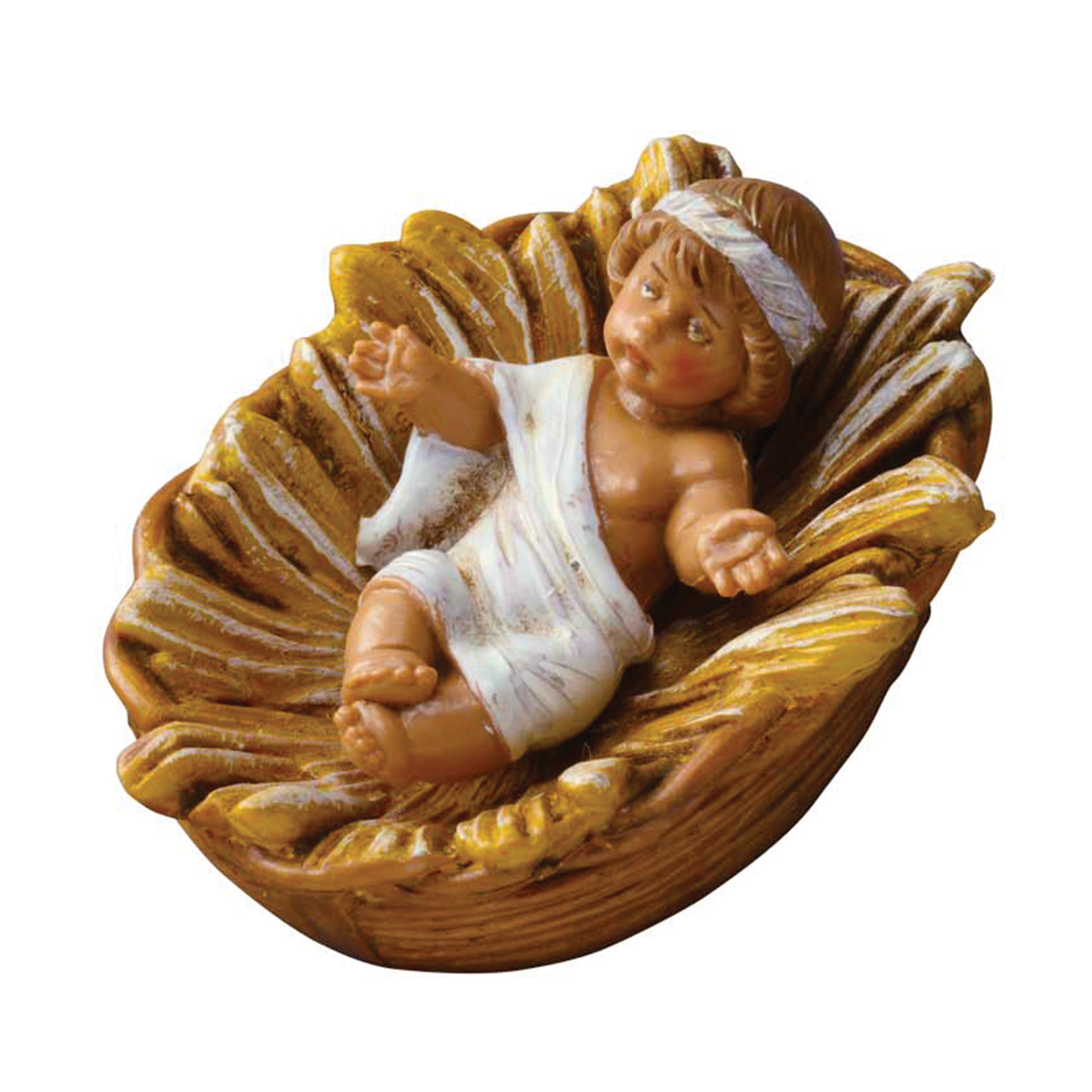 Fontanini Centennial Baby Jesus with Manger - 5" Scale