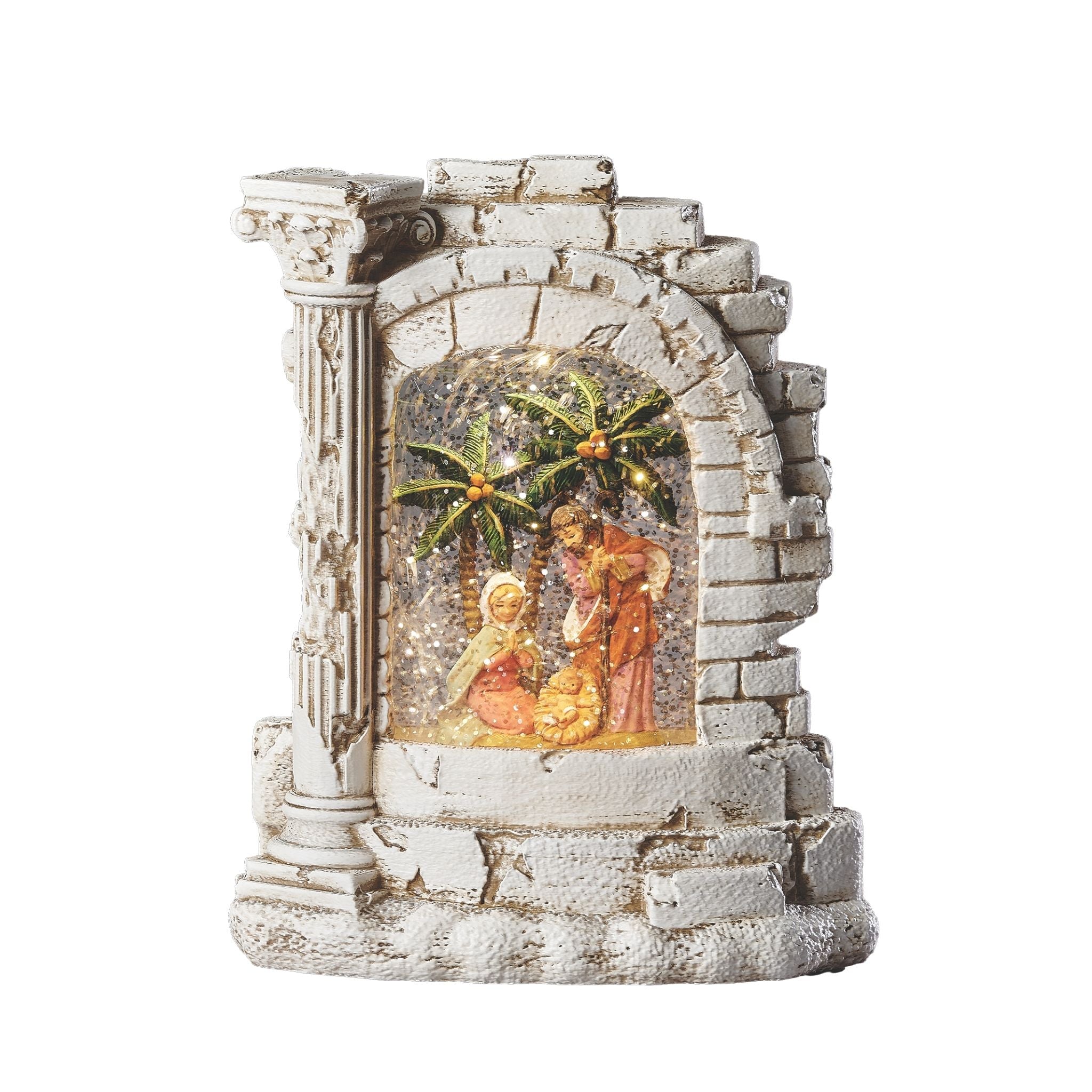 Fontanini Lighted Swirl Bethlehem Town Nativity Scene