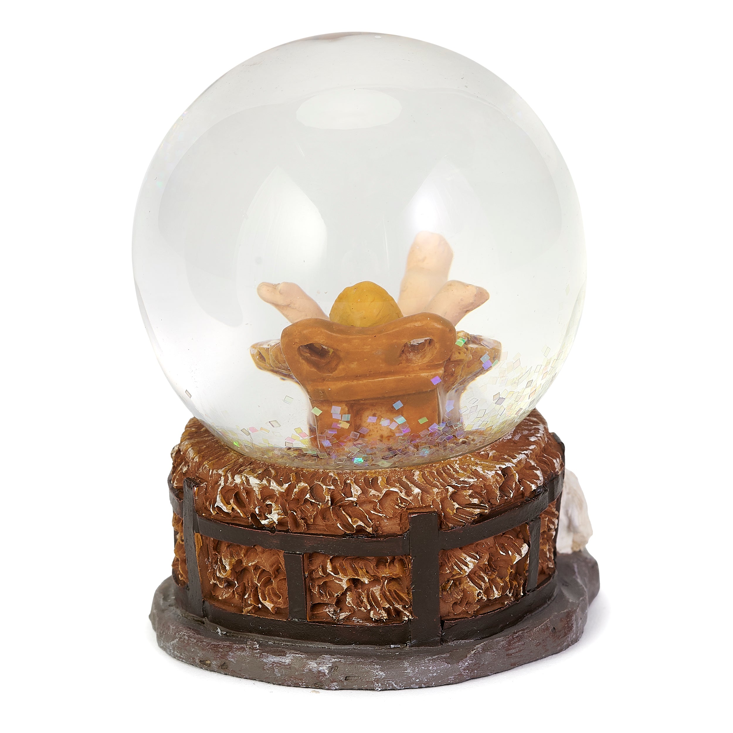Fontanini Baby Jesus Manger Mini Glitterdome