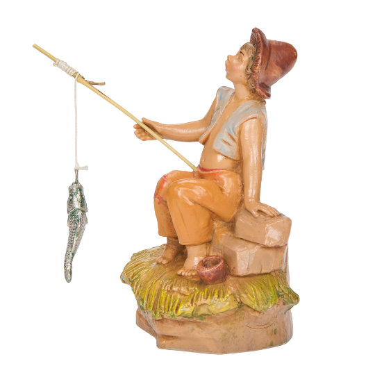 Fontanini Jada the Fishing Boy - 5" Scale