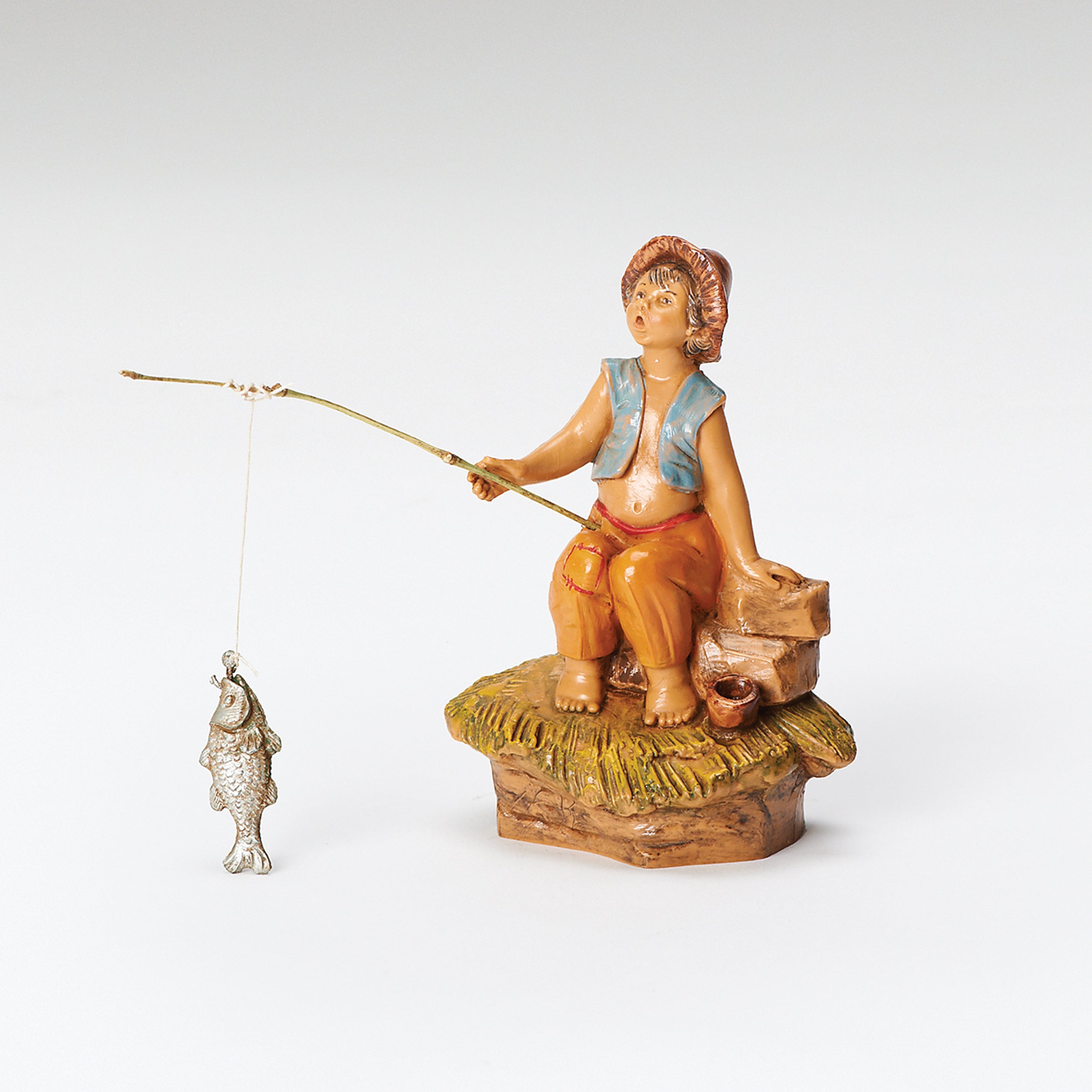 Fontanini Jada the Fishing Boy - 5" Scale