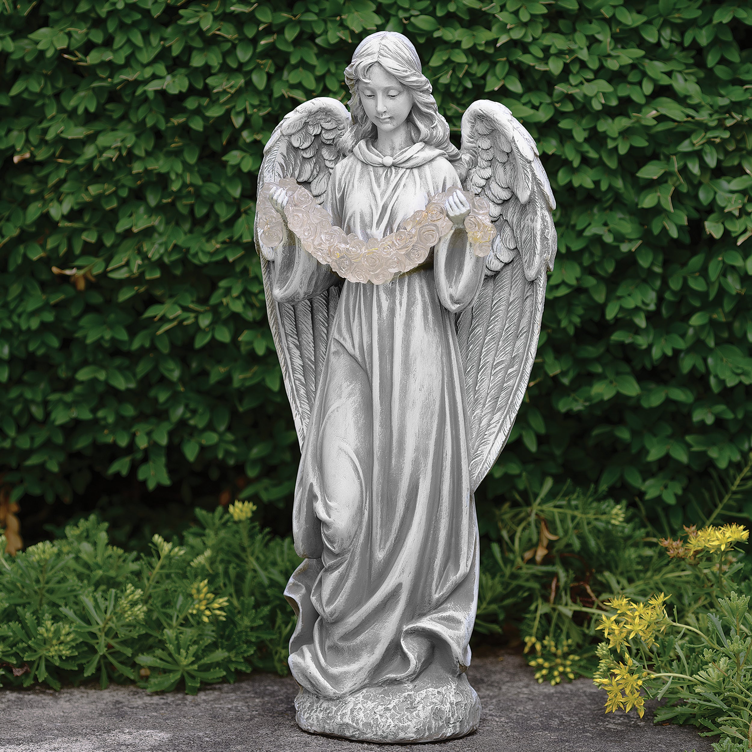 Joseph's Studio Solar Angel with Garland