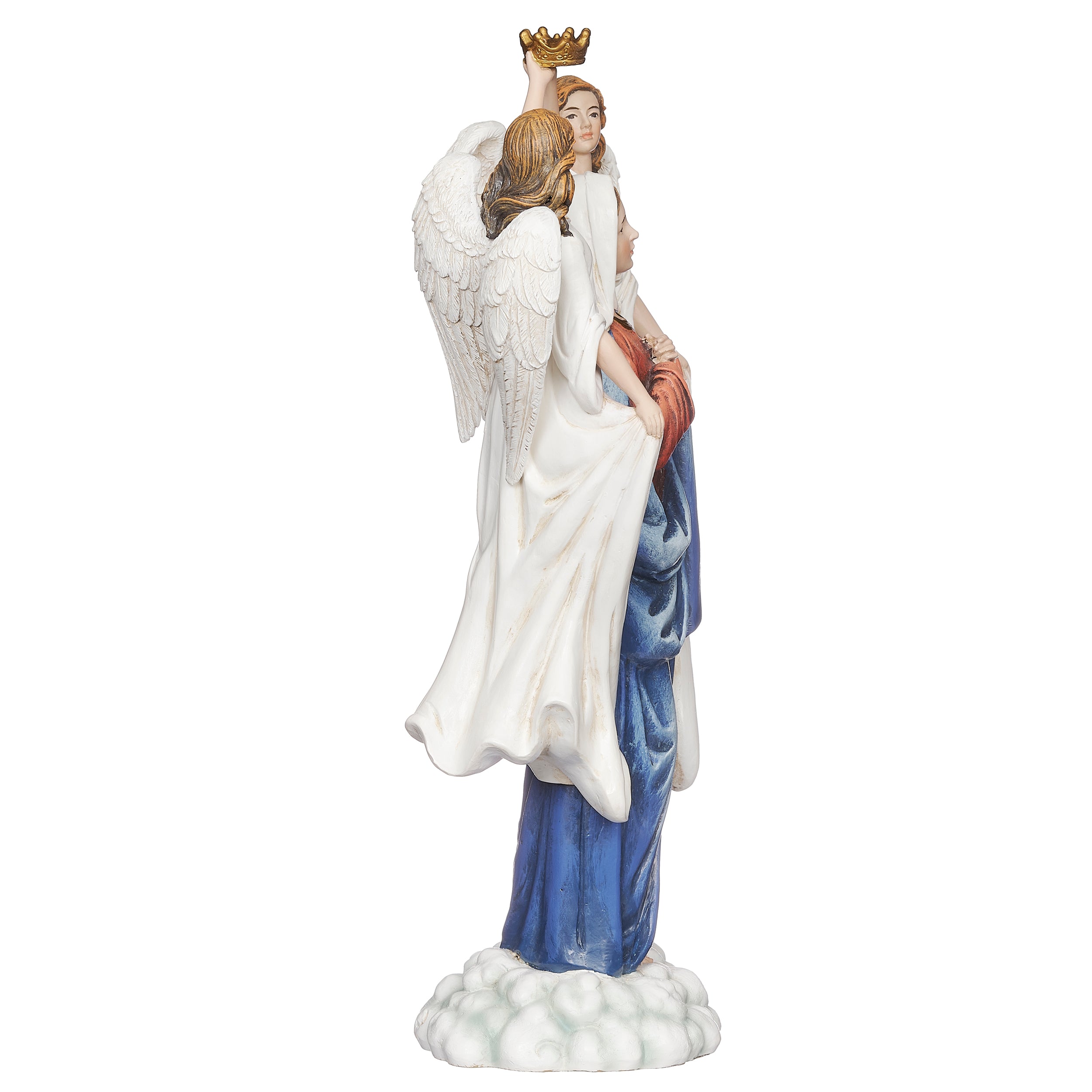 め*る様 【希少】フランクリンミント社 Mary Queen Of Heaven Joseph's Studio Mary Queen of Heaven Figure - Renaissance Collection