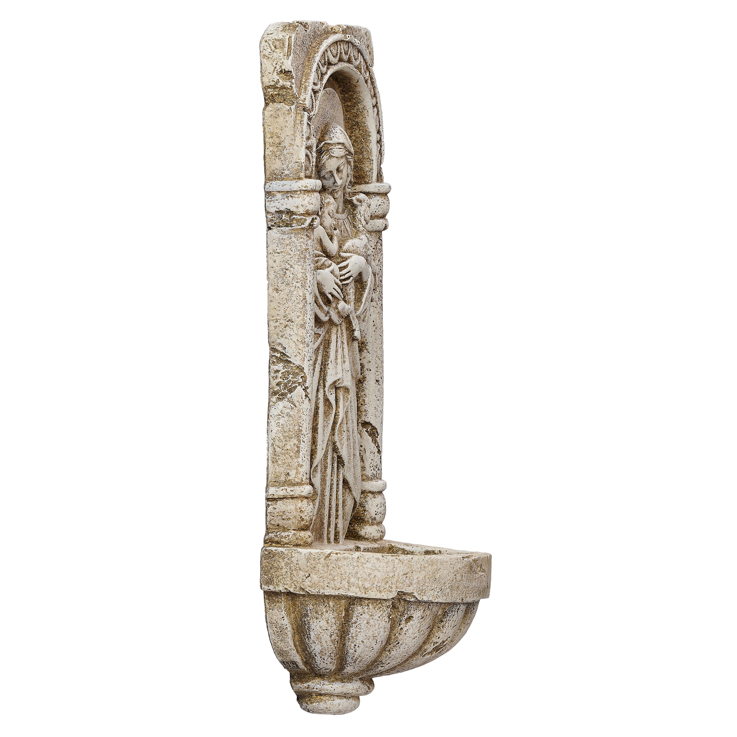 Joseph's Studio Innocence Stone Look Holy Water Font – Renaissance Collection
