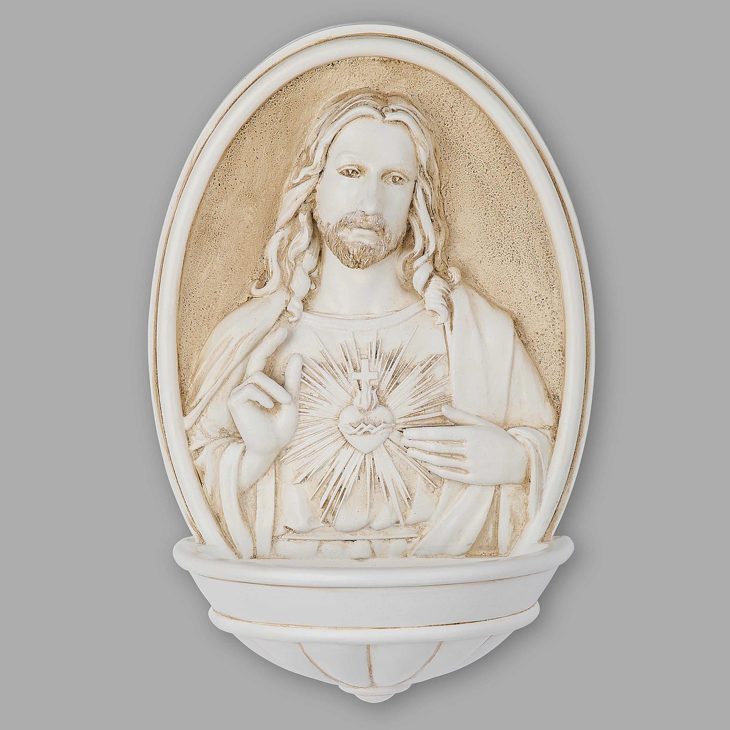 Joseph's Studio Elegant Sacred Heart Water Fountain