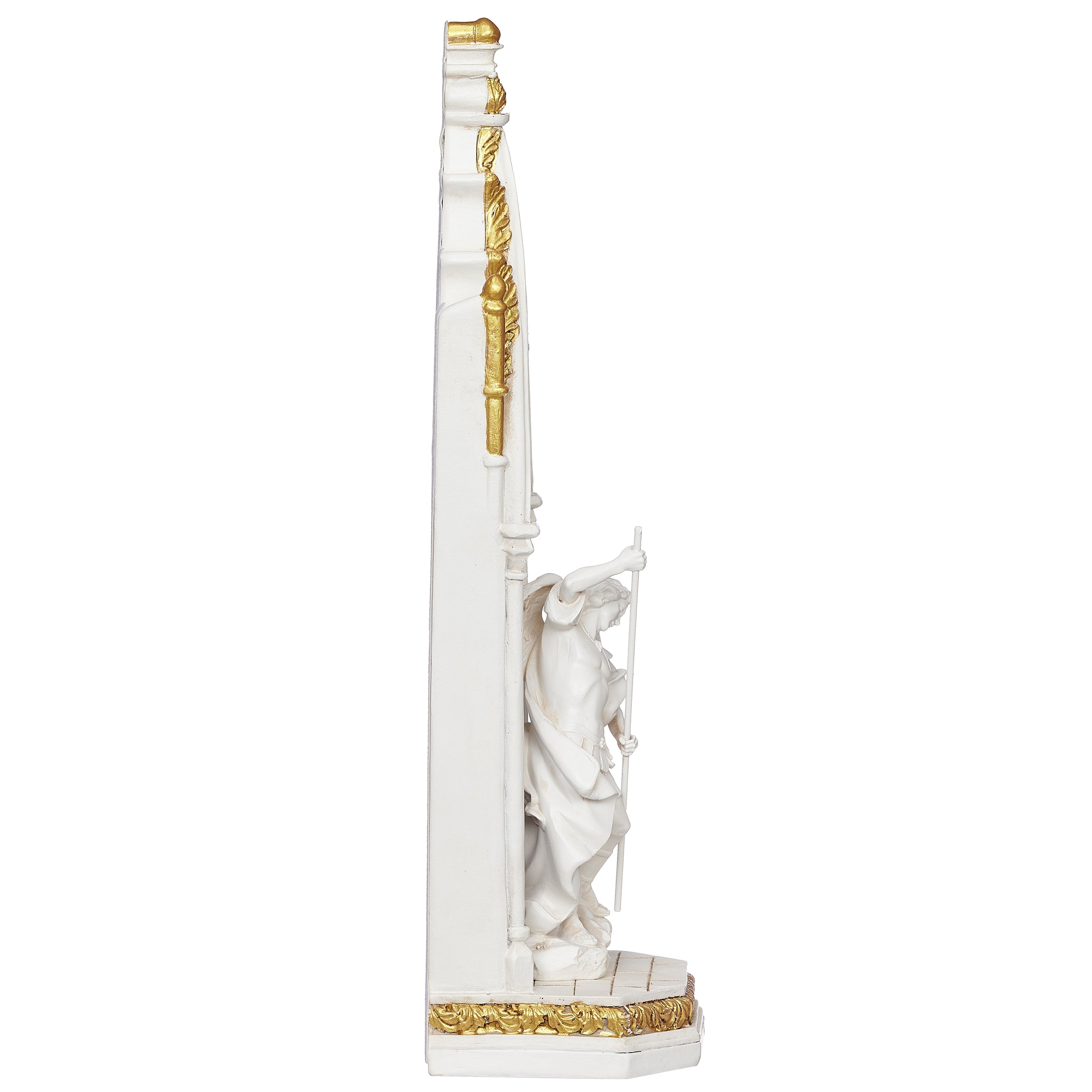 Joseph's Studio Lighted St. Michael Stained Glass Window Figure - Renaissance Collection