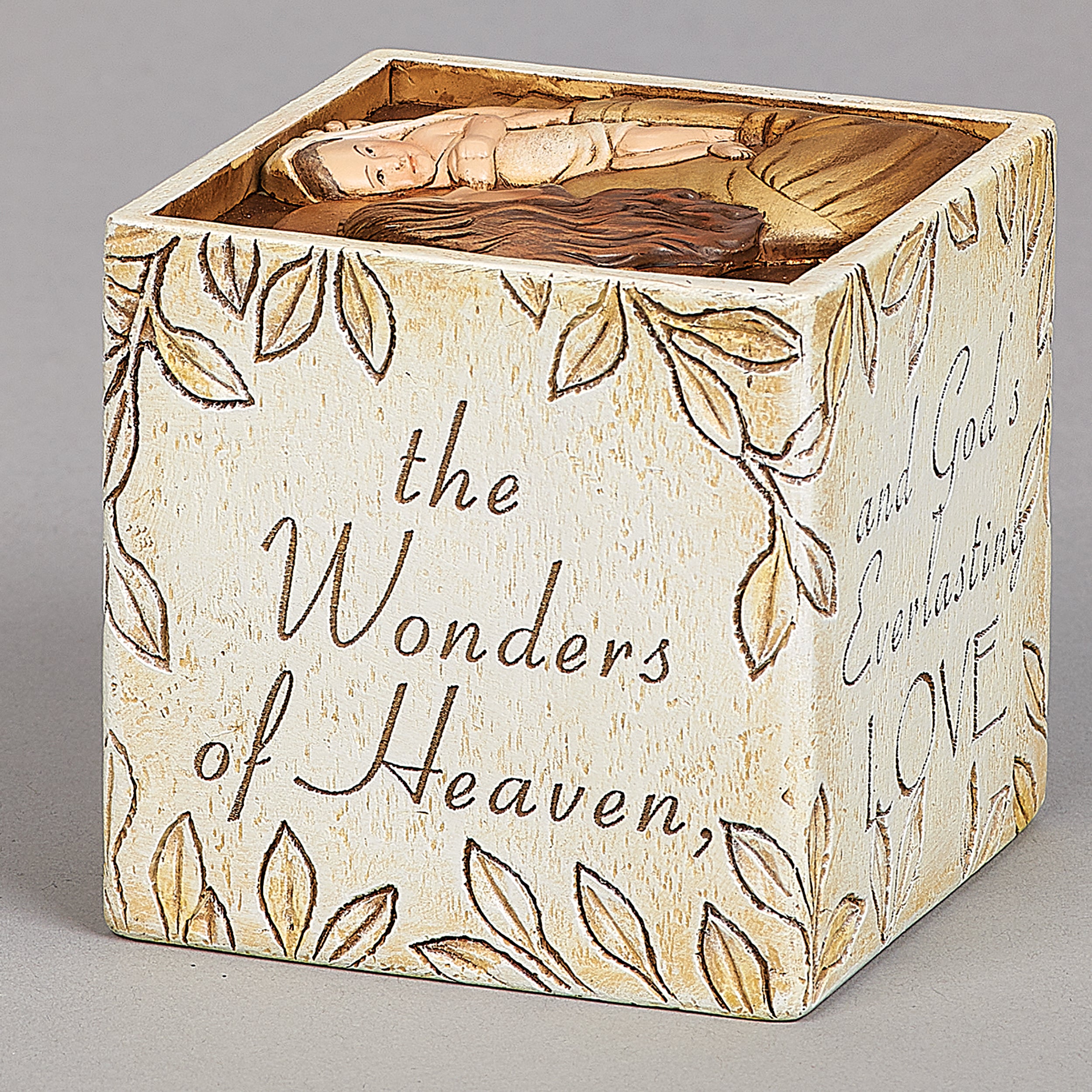 Joseph's Studio Colorful Uplifting Jesus Loves Me Cube