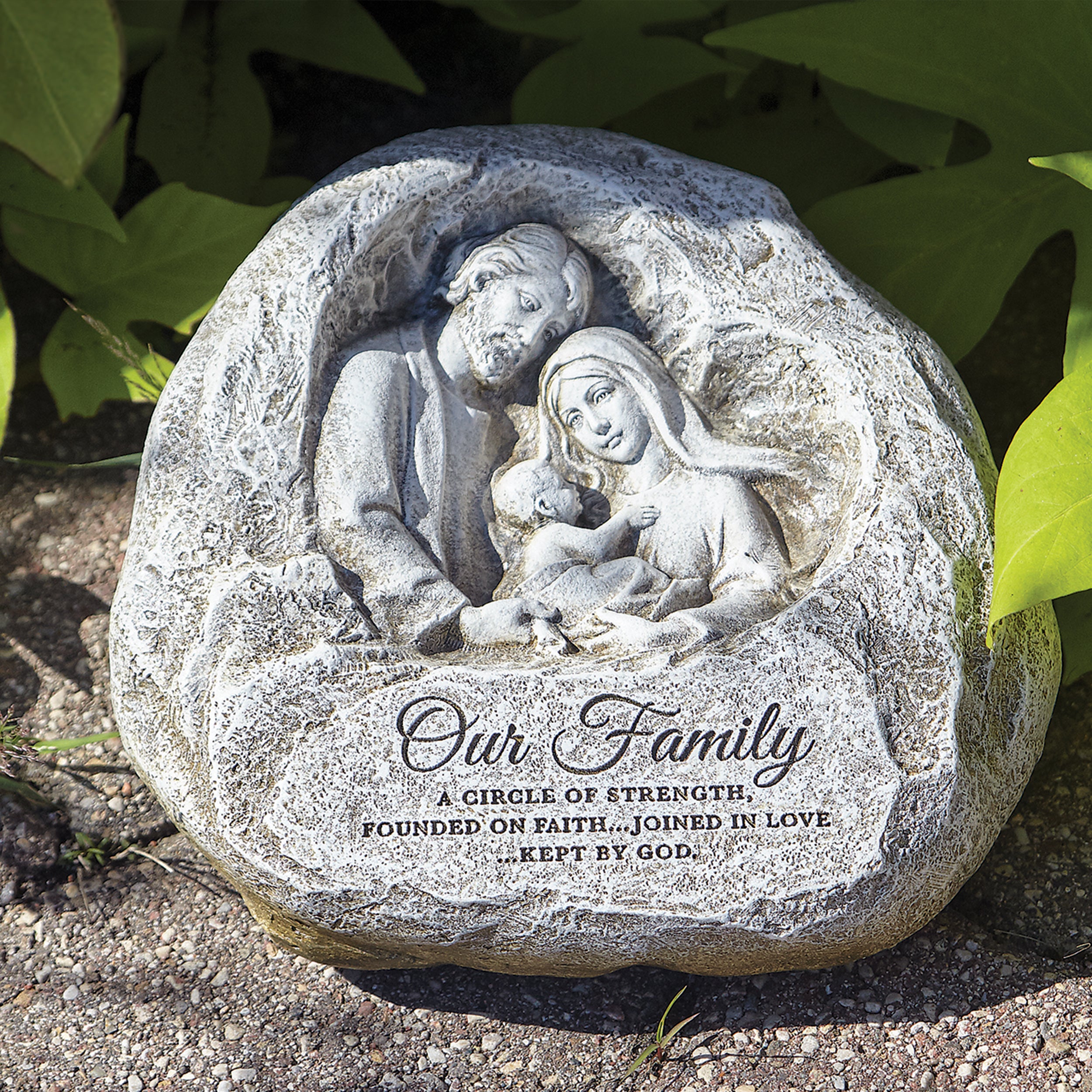 Joseph's Studio Holy Family Garden Stone