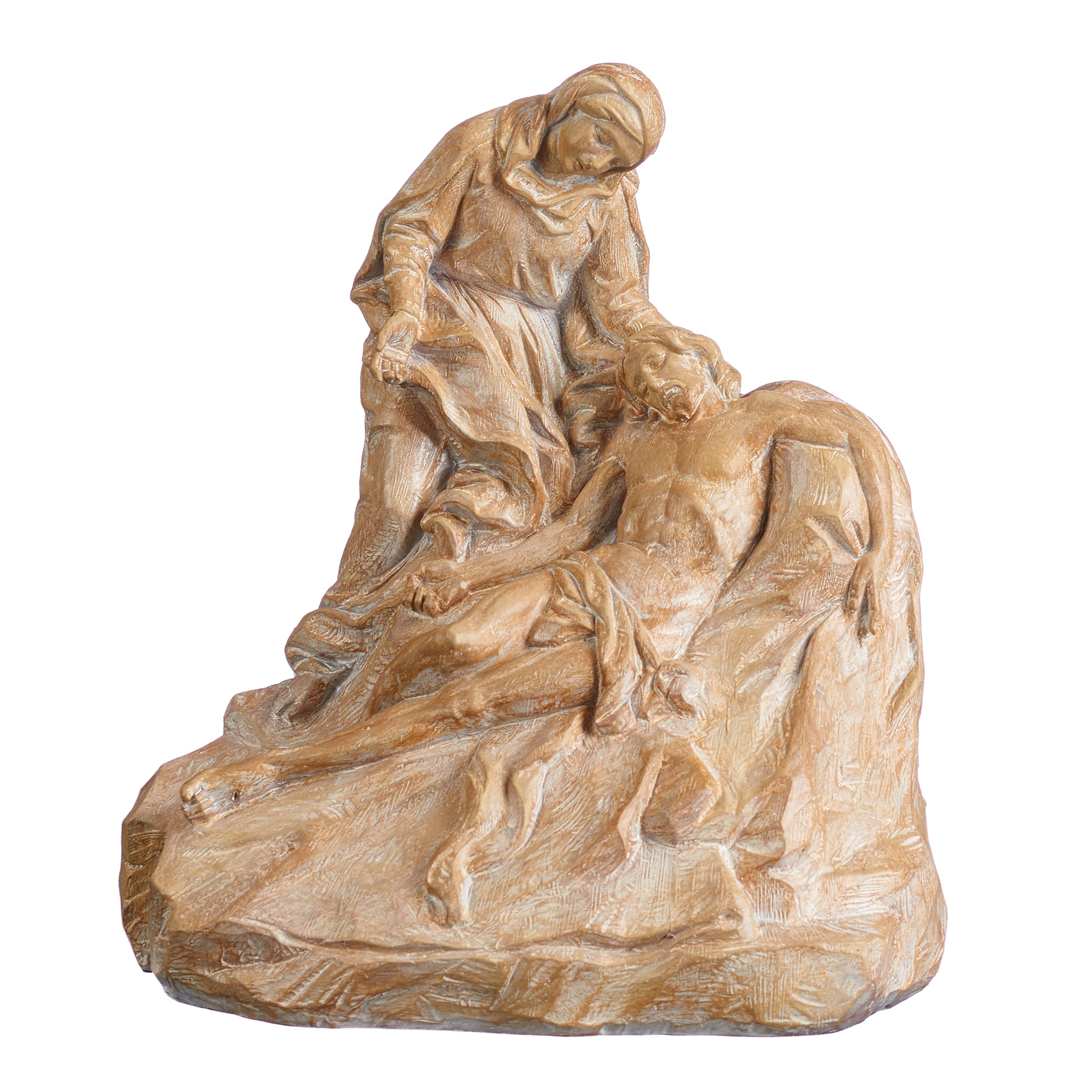 Joseph's Studio Elegant Carved Devotional Sculpture La Pietà