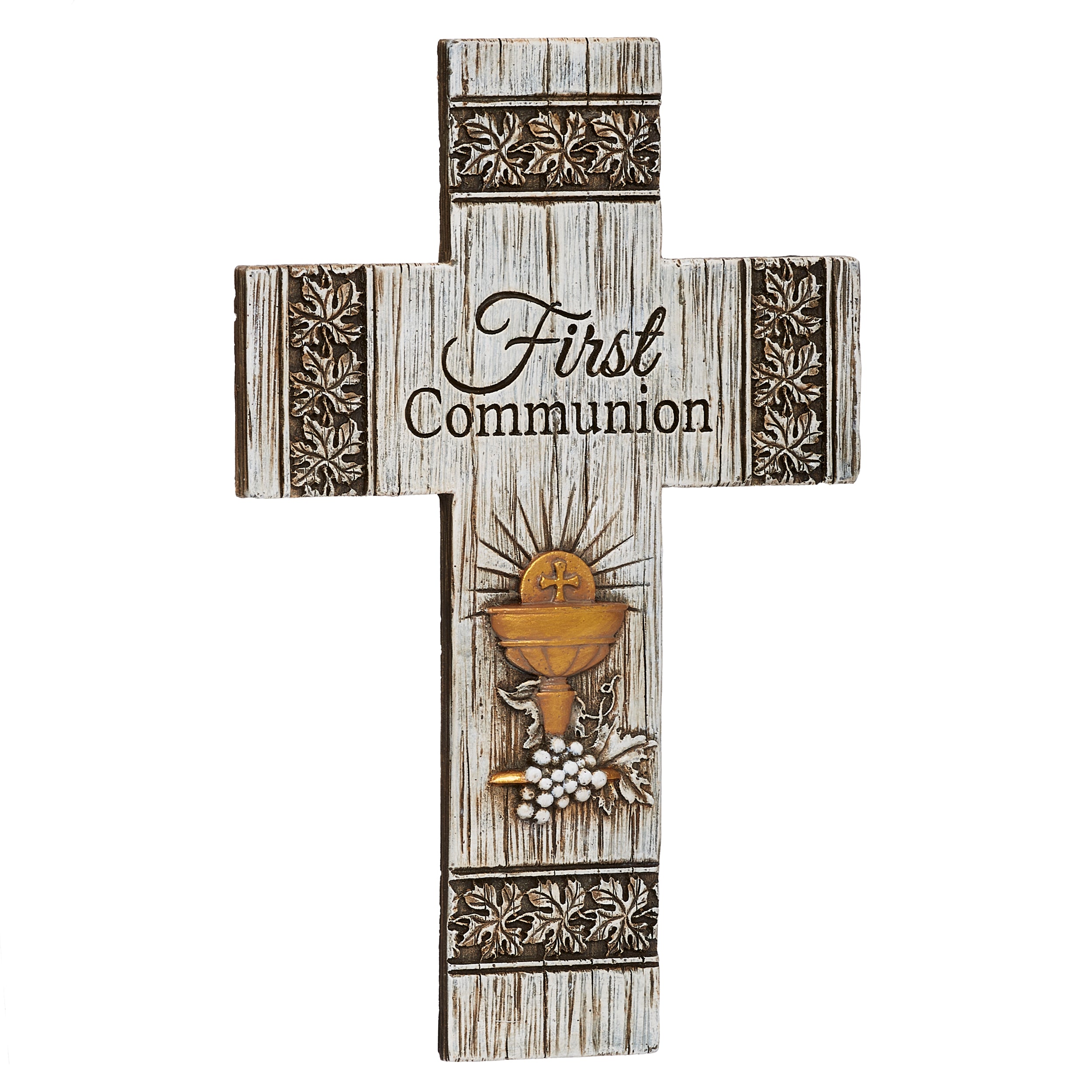 Joseph's Studio Distressed First Communion Wall Cross
