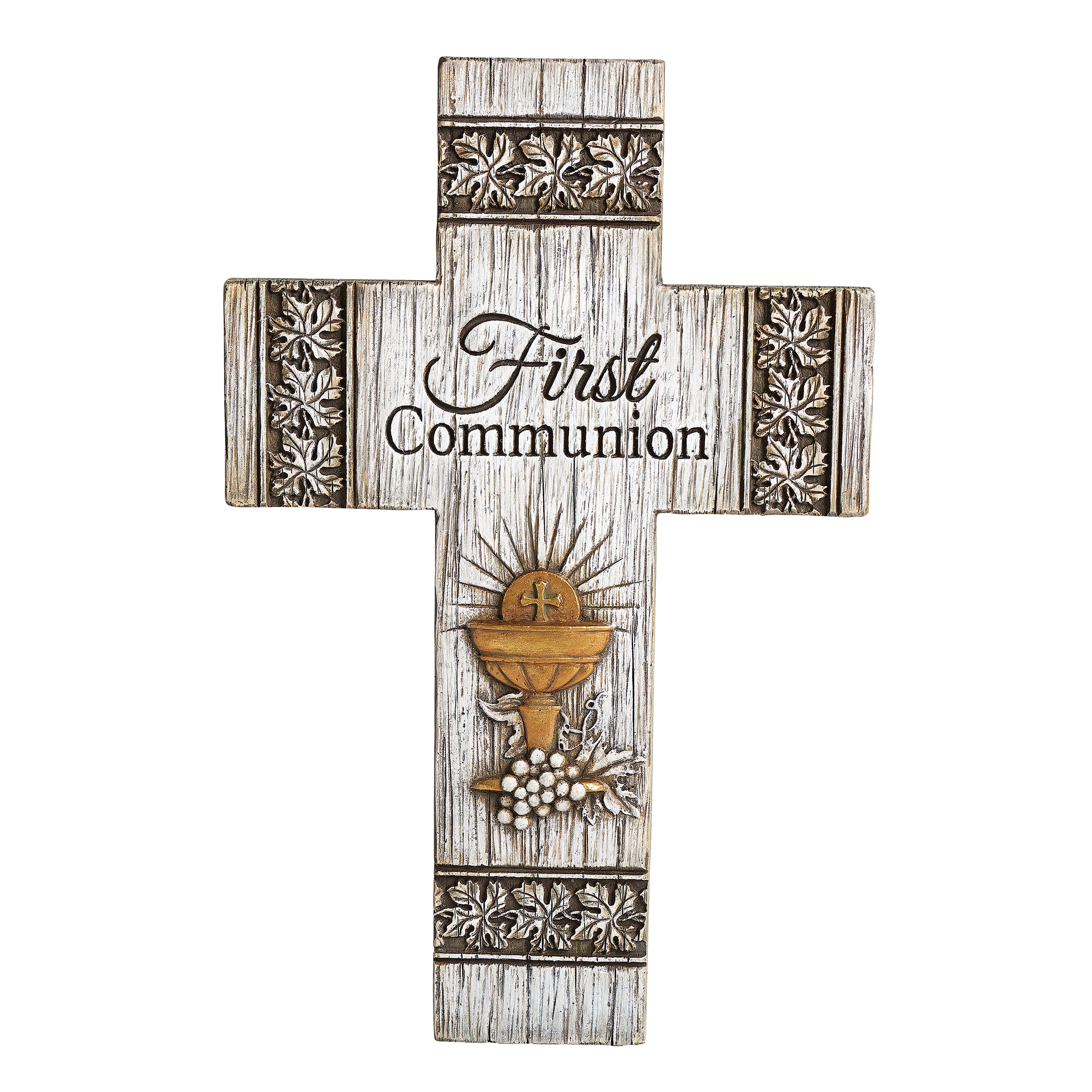 Joseph's Studio Distressed First Communion Wall Cross