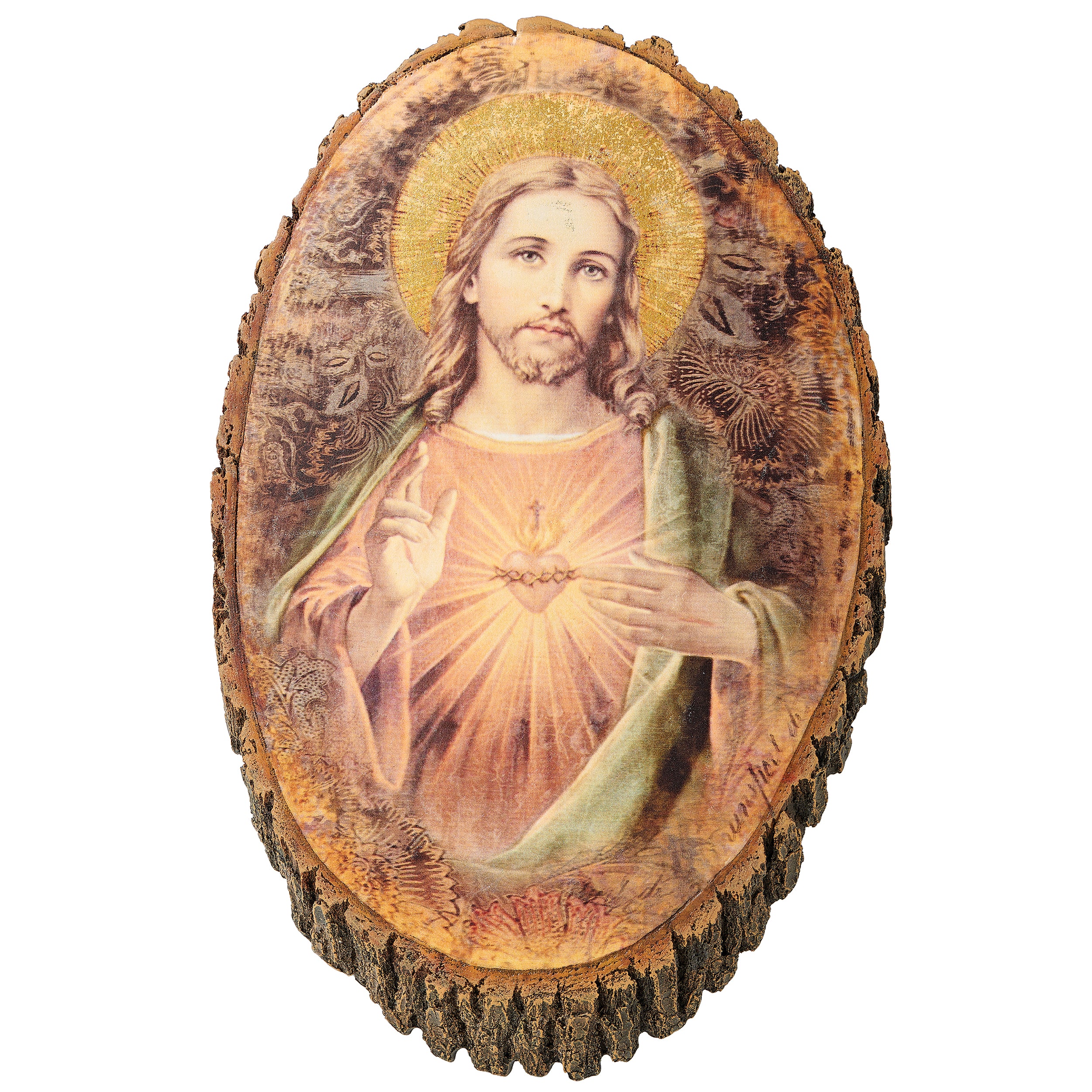 Joseph's Studio Sacred Heart Oval Wall Plaque