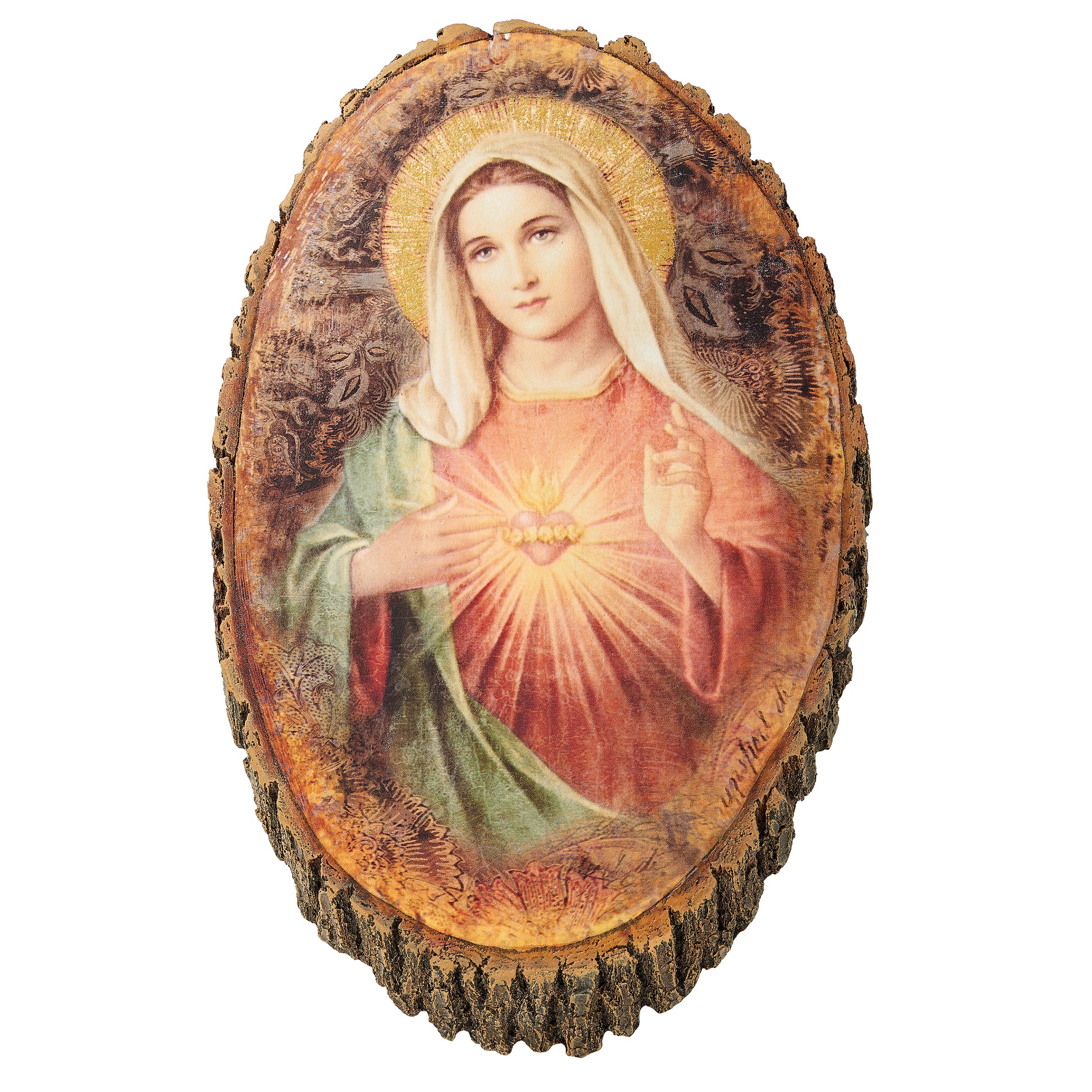 Joseph's Studio Immaculate Heart Oval Wall Plaque