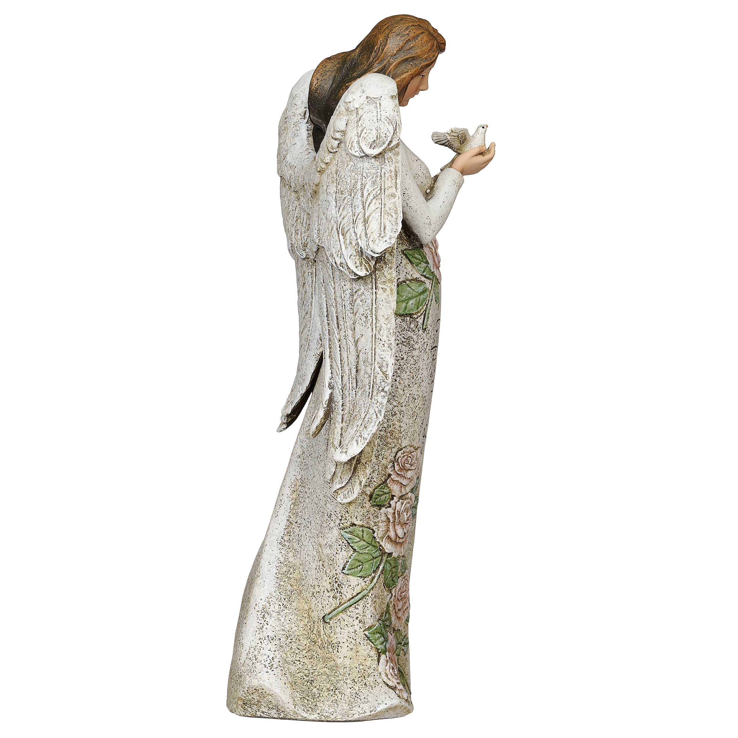 Joseph's Studio Memorial Angel with Dove Statue