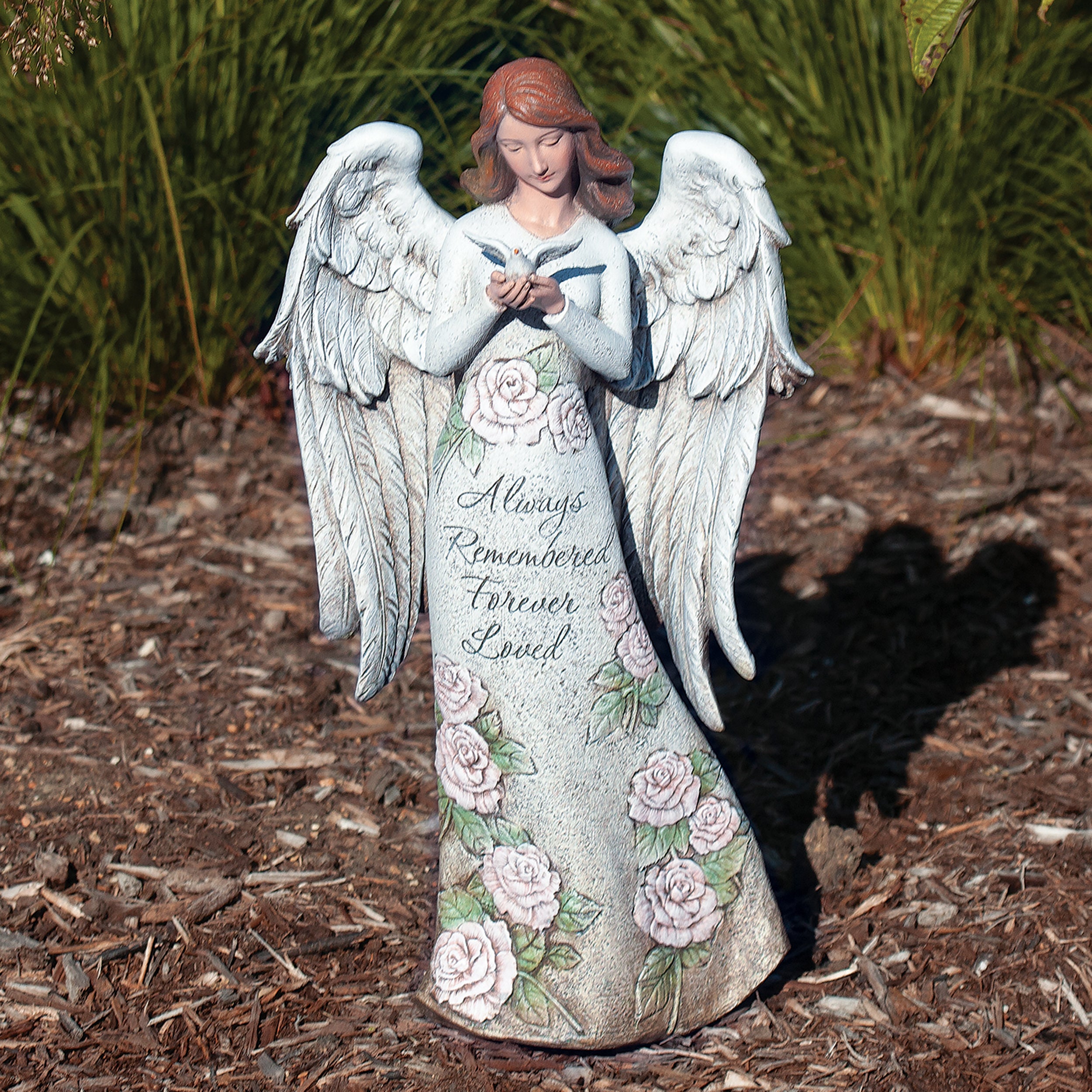 Joseph's Studio Memorial Angel with Dove Statue