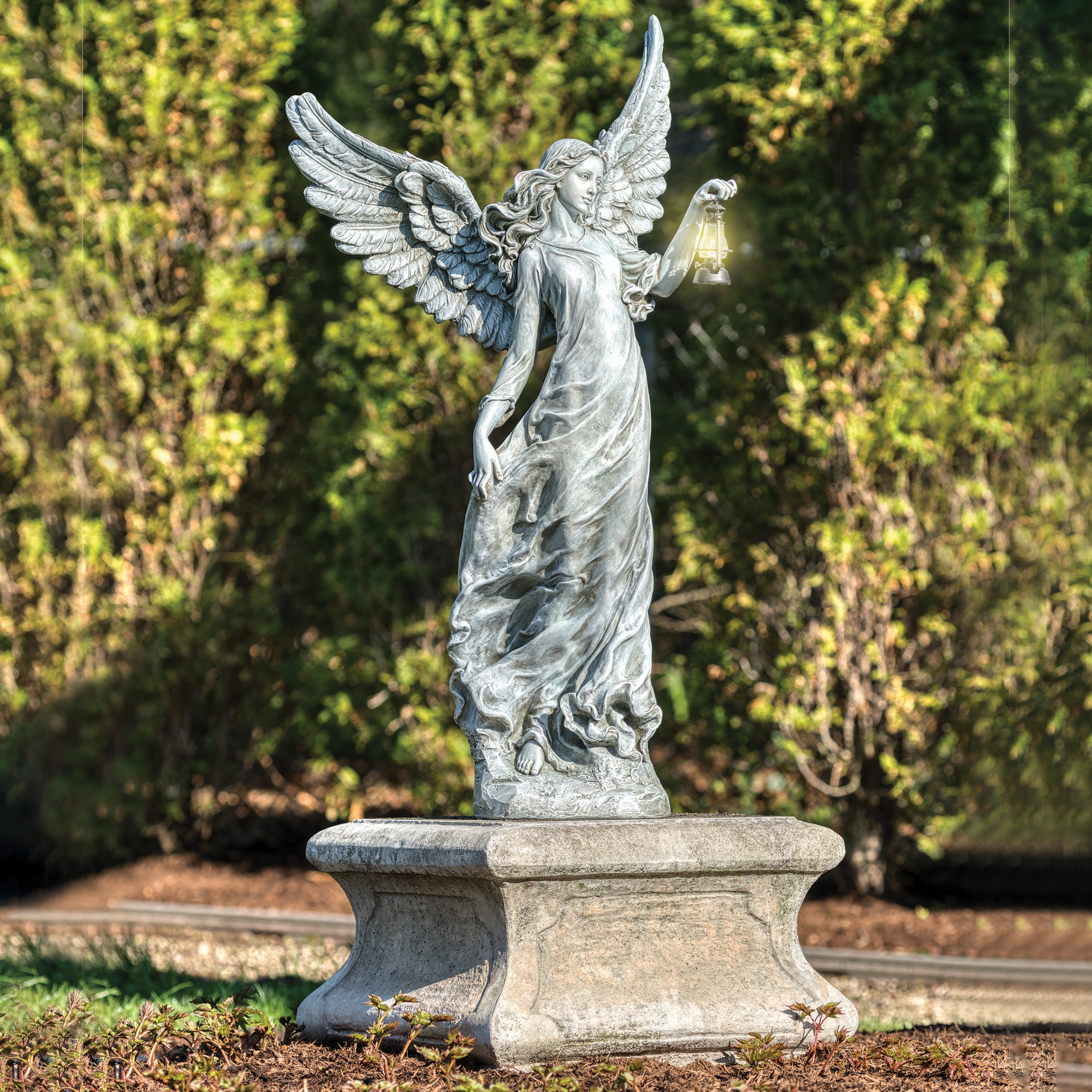 Joseph's Studio Solar Angel Holding  Lantern