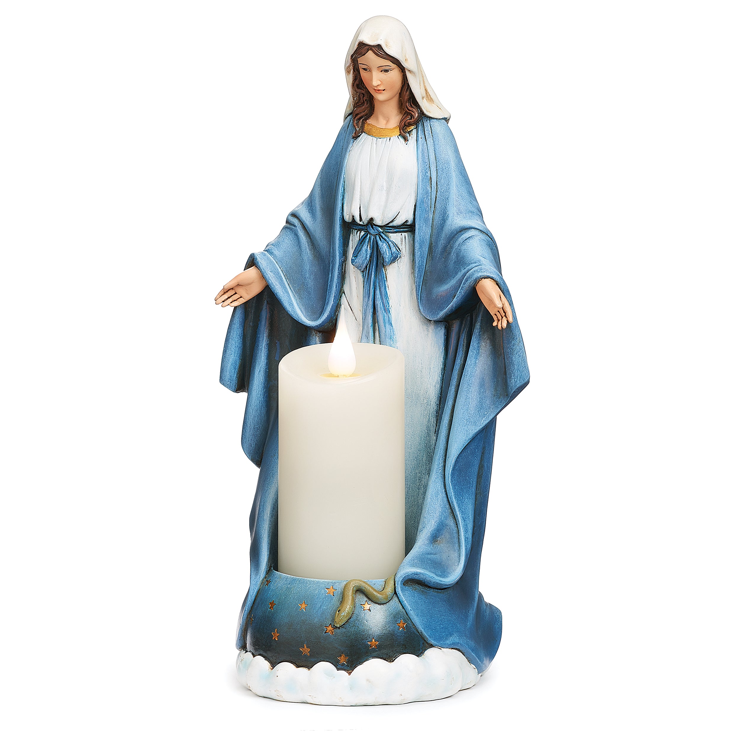 Joseph's Studio Our Lady of Grace Figure Candle Holder- Renaissance Collection