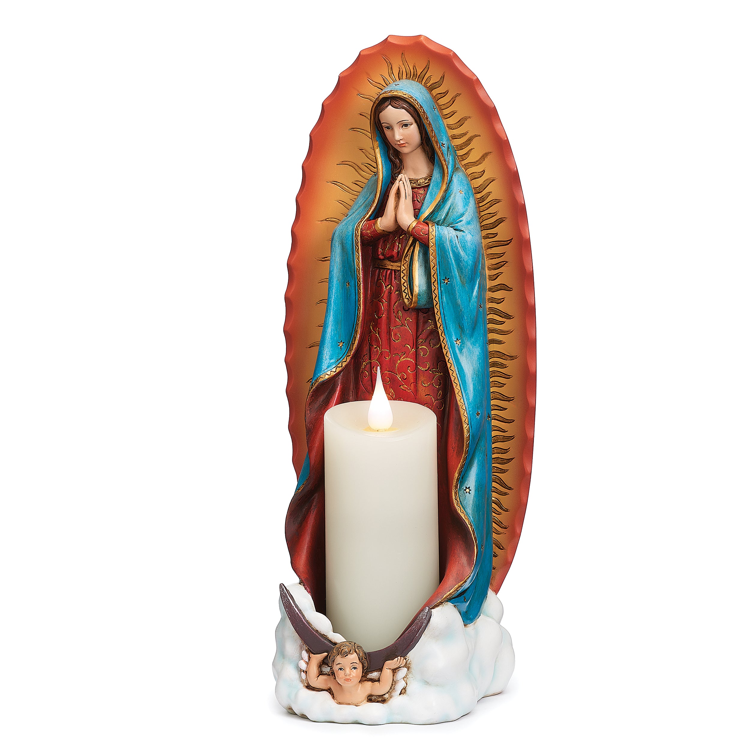 Joseph's Studio Our Lady of Guadalupe Figure Candle Holder - Renaissance Collection