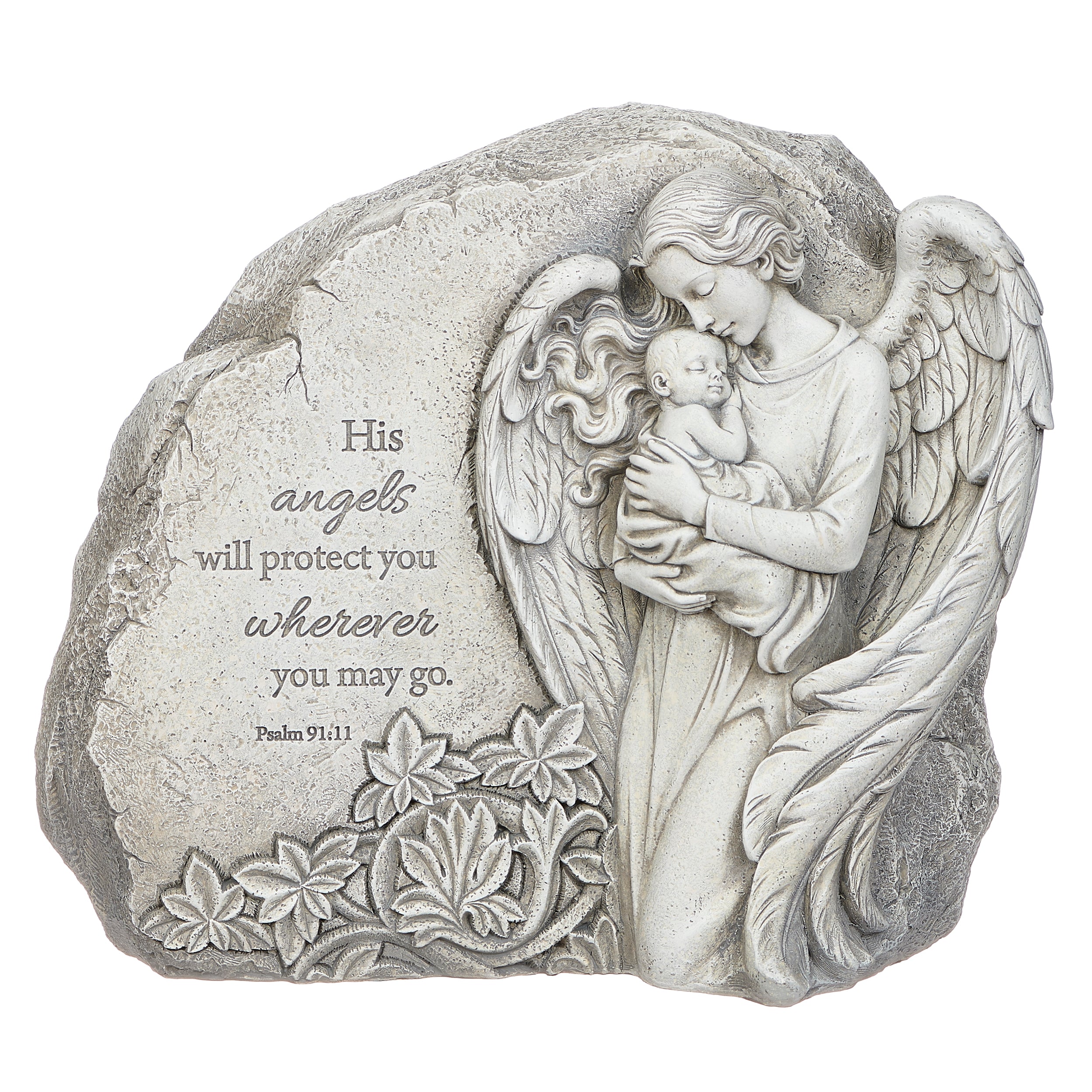 Joseph's Studio Guardian Angel Garden Stone