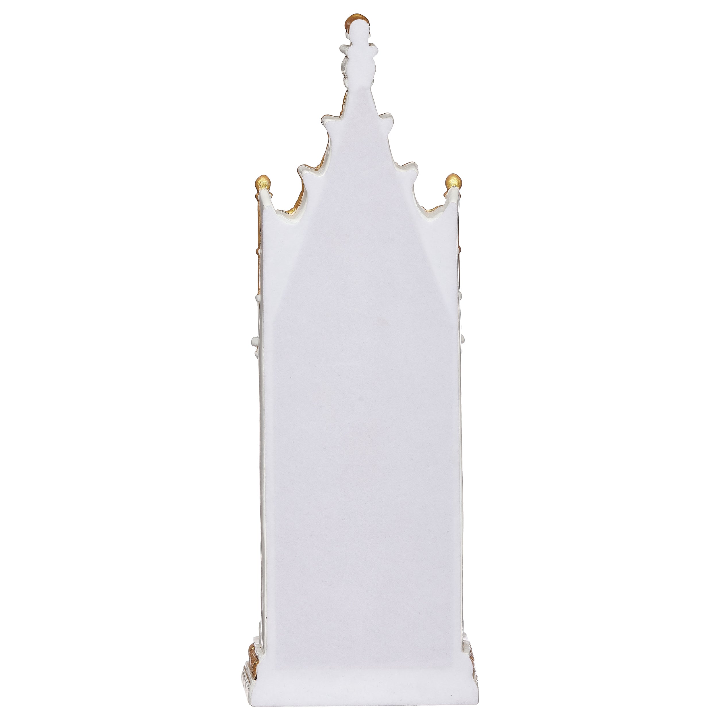 Lighted Immaculate Heart of Mary Stained Glass Window Figure