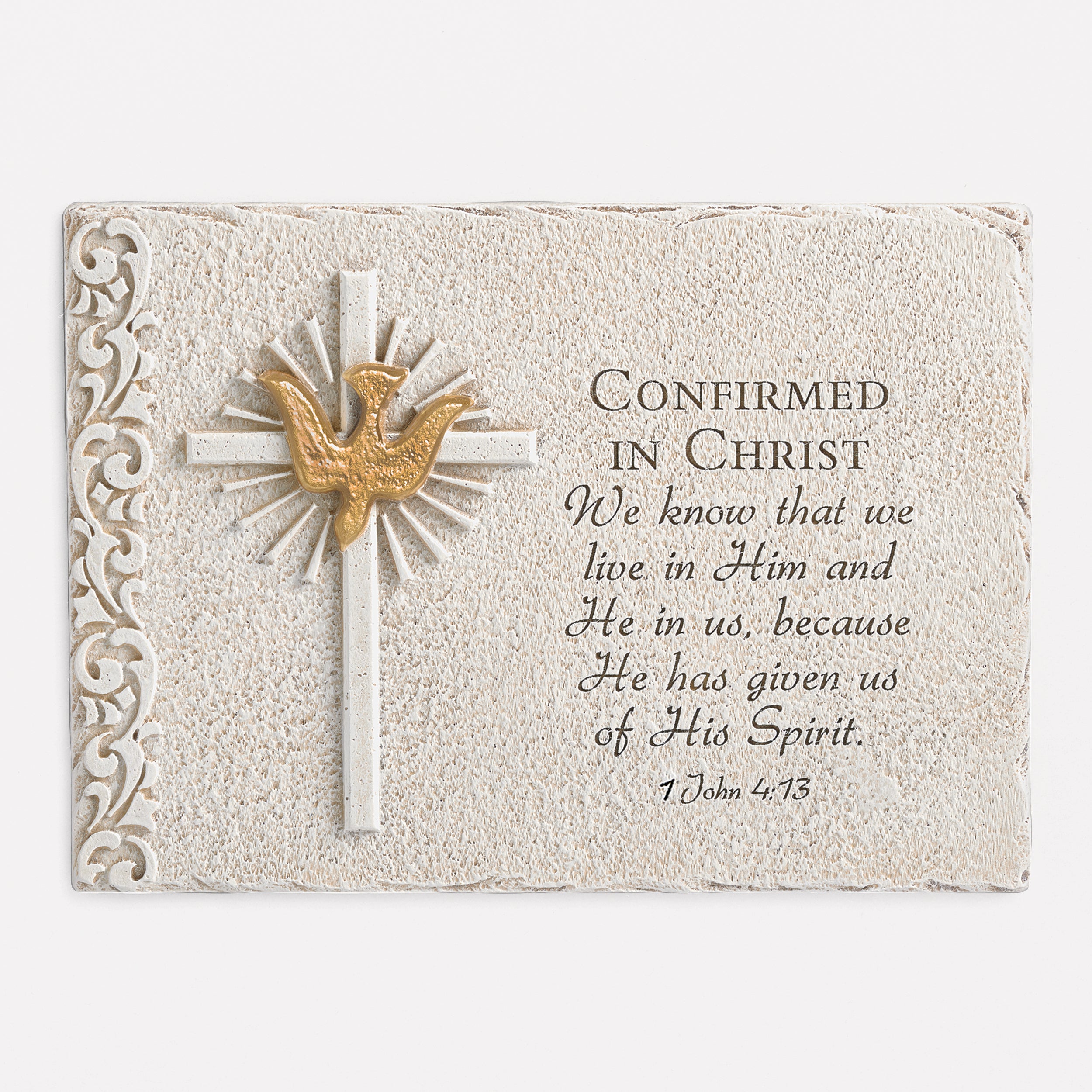 Joseph's Studio Meaningful Decorative Confirmation Plaque
