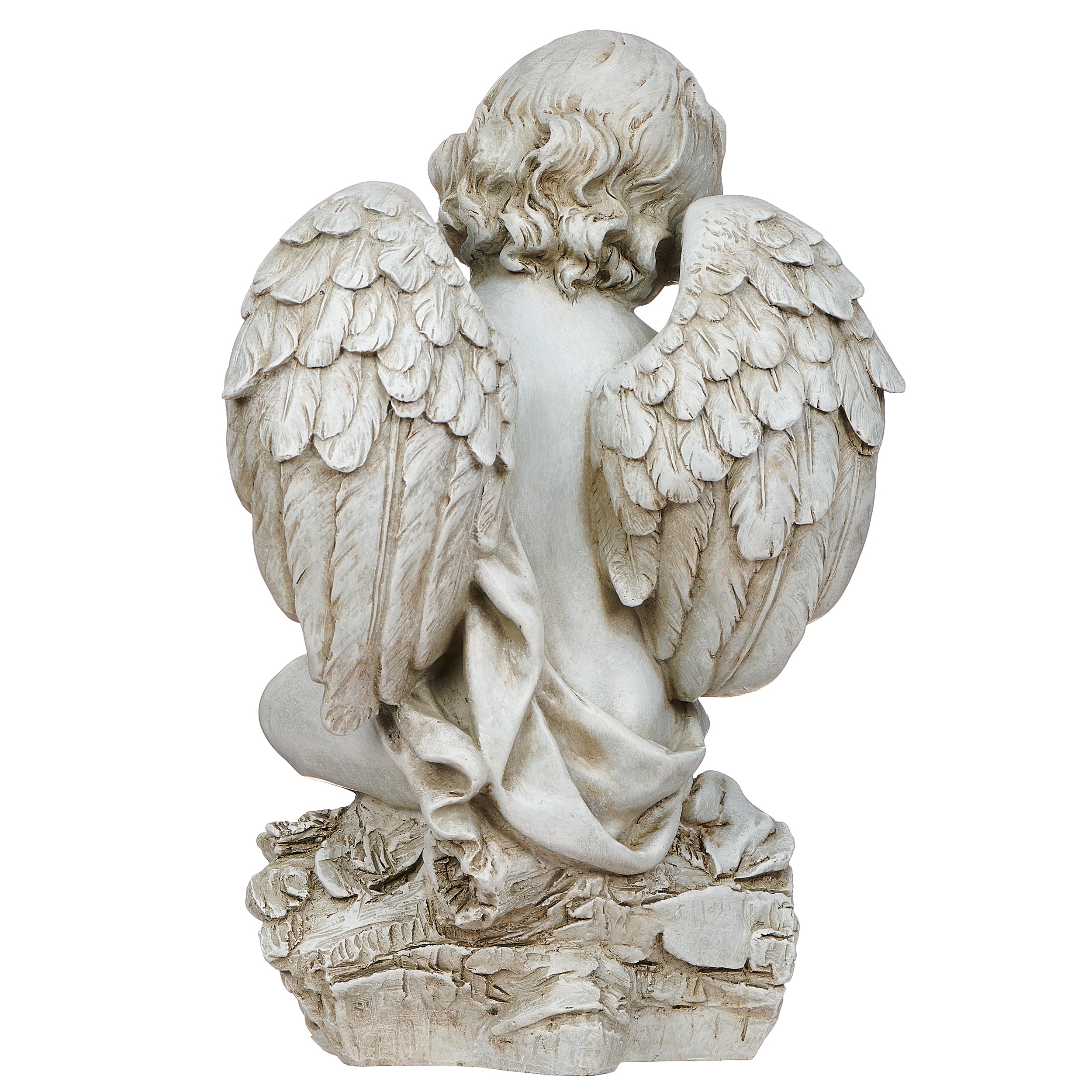 Joseph's Studio Cherub With Dove Garden Statue