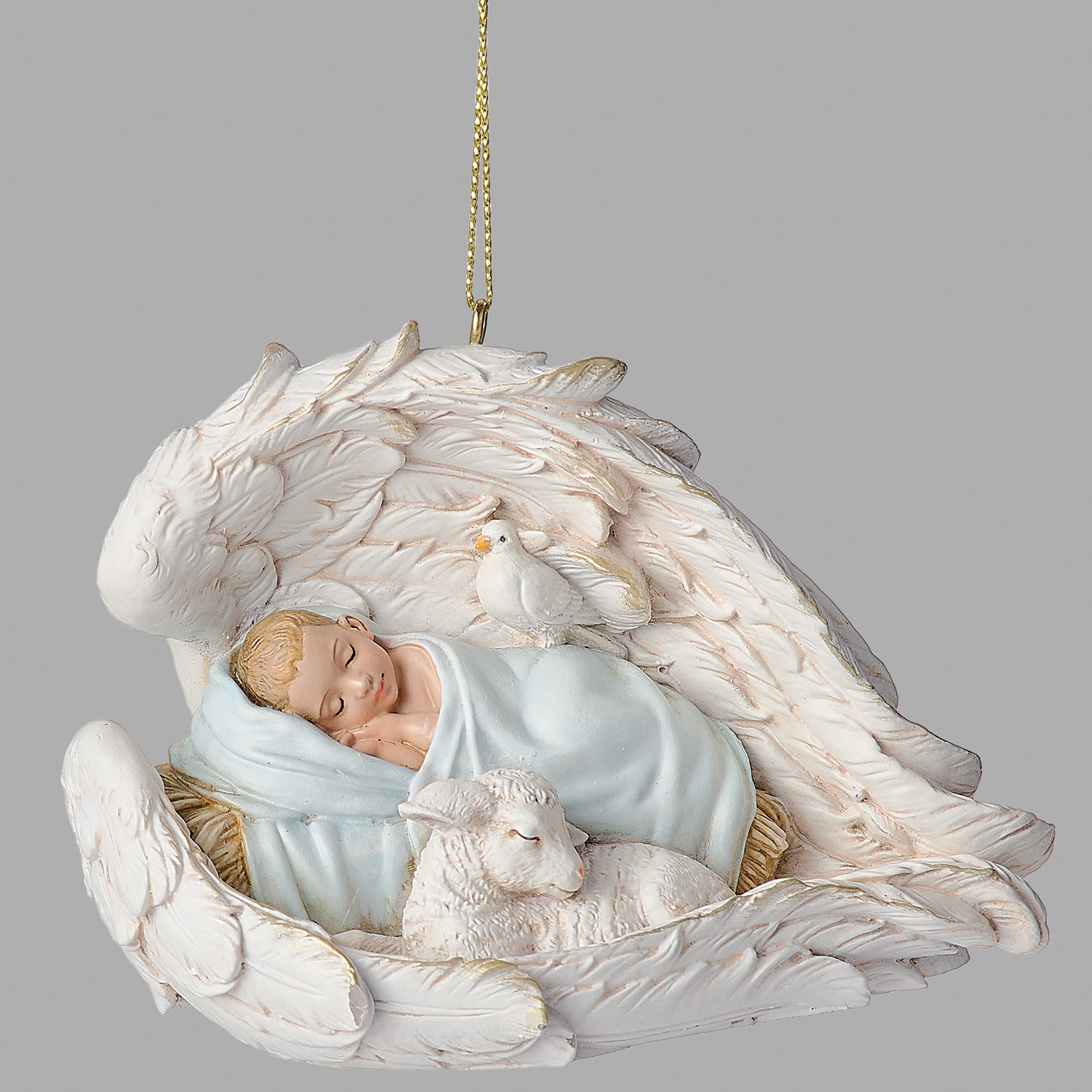 Joseph's Studio Christ Child Sleeping in Wings Ornament