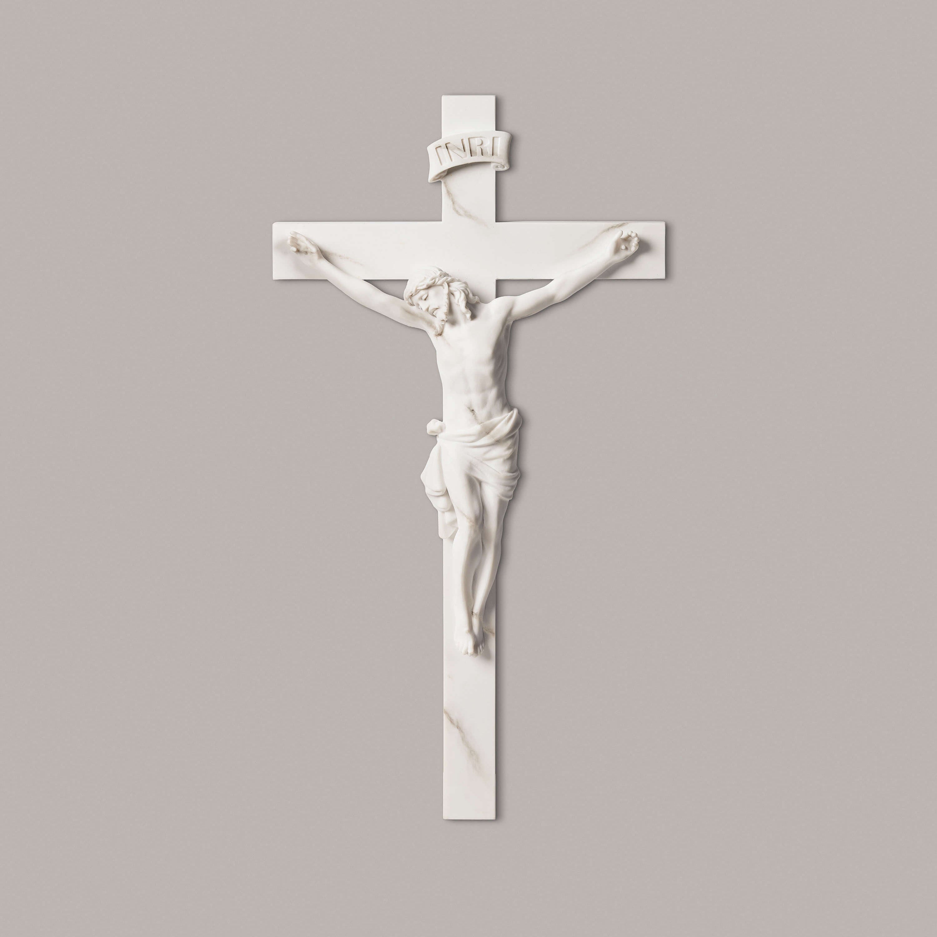 Joseph’s Studio Marble Wall Crucifix - Renaissance Collection