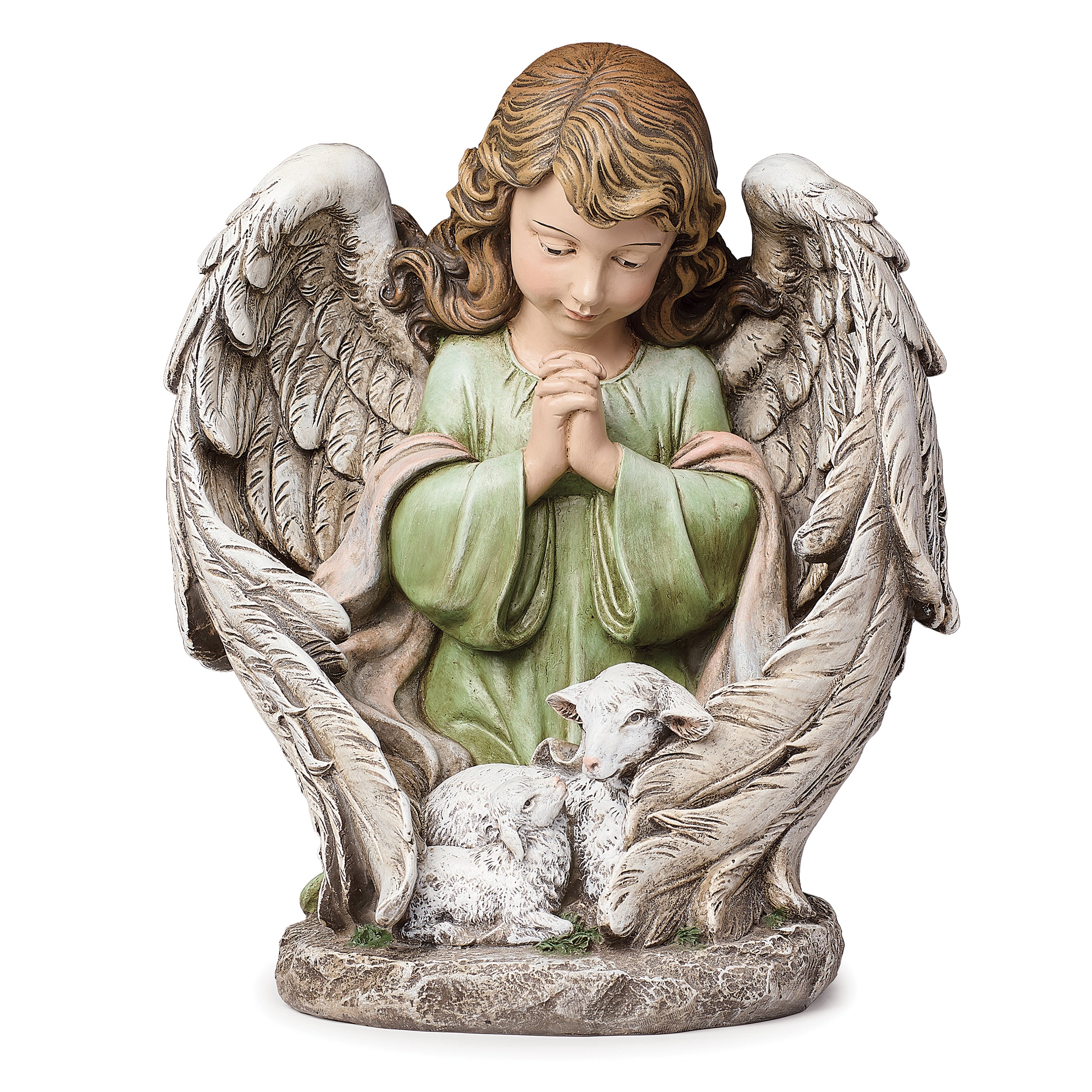 Joseph's Studio Praying Angel with Sheep Figure - Renaissance Collection