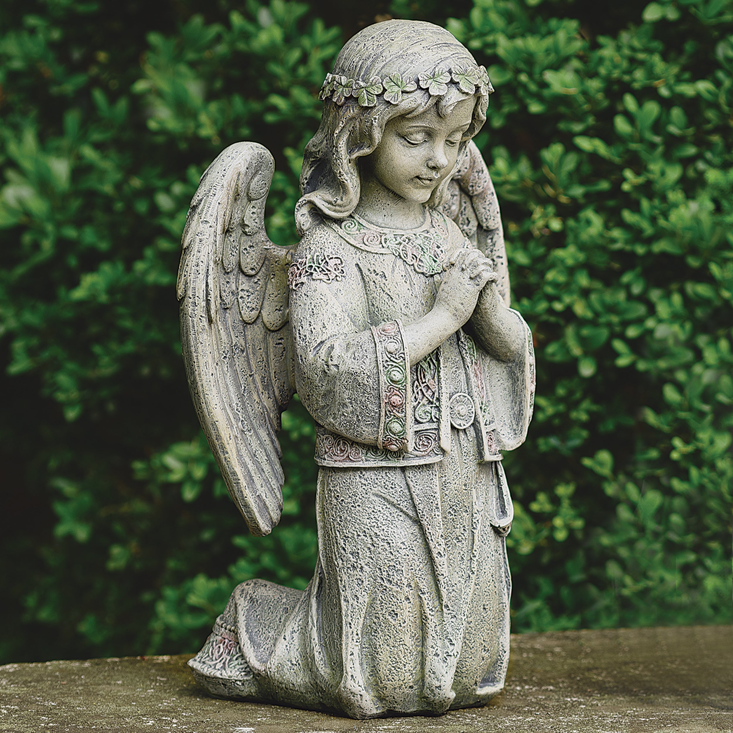 Joseph's Studio Kneeling Celtic Angel Garden Statue