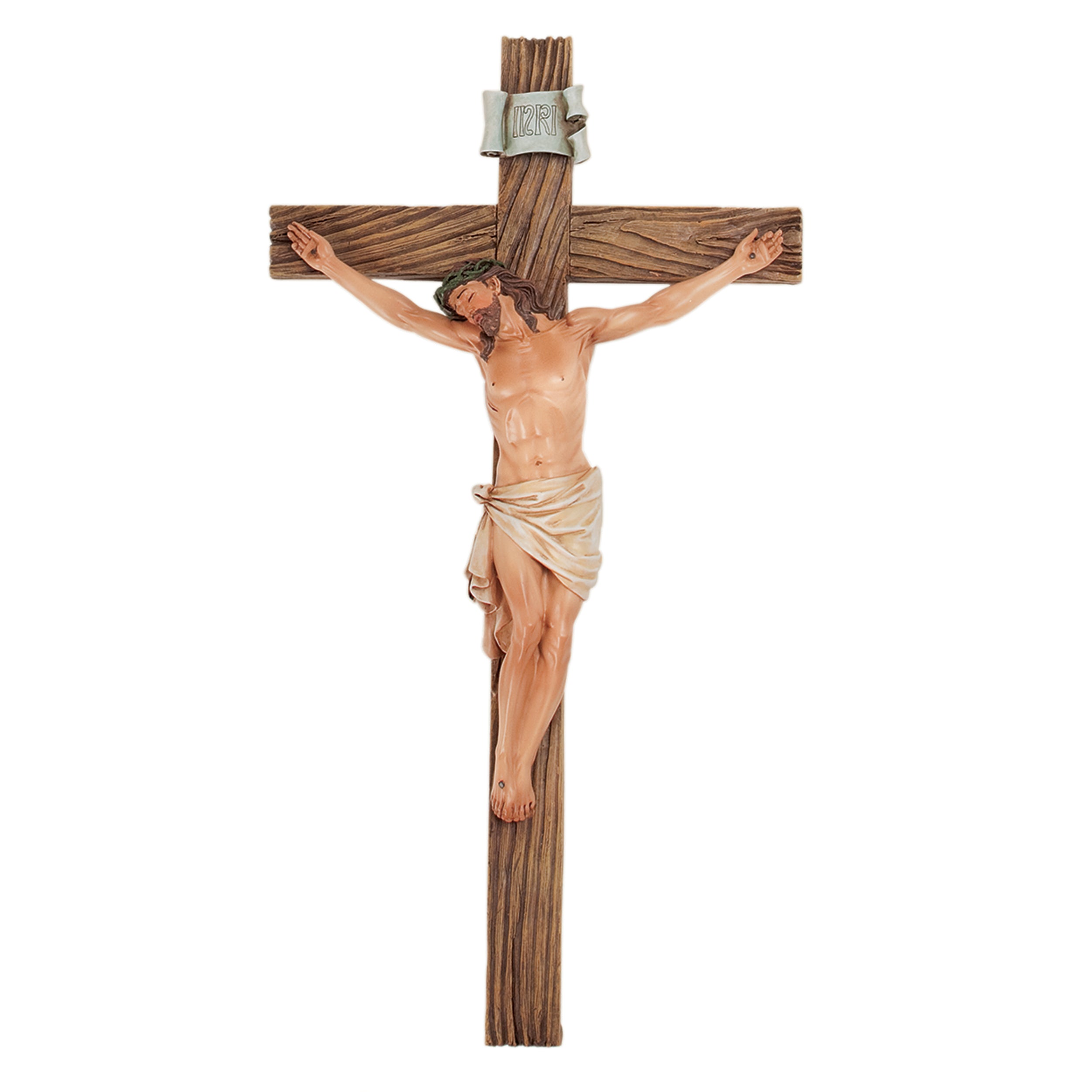 Joseph's Studio Brown & Silver Crucifix