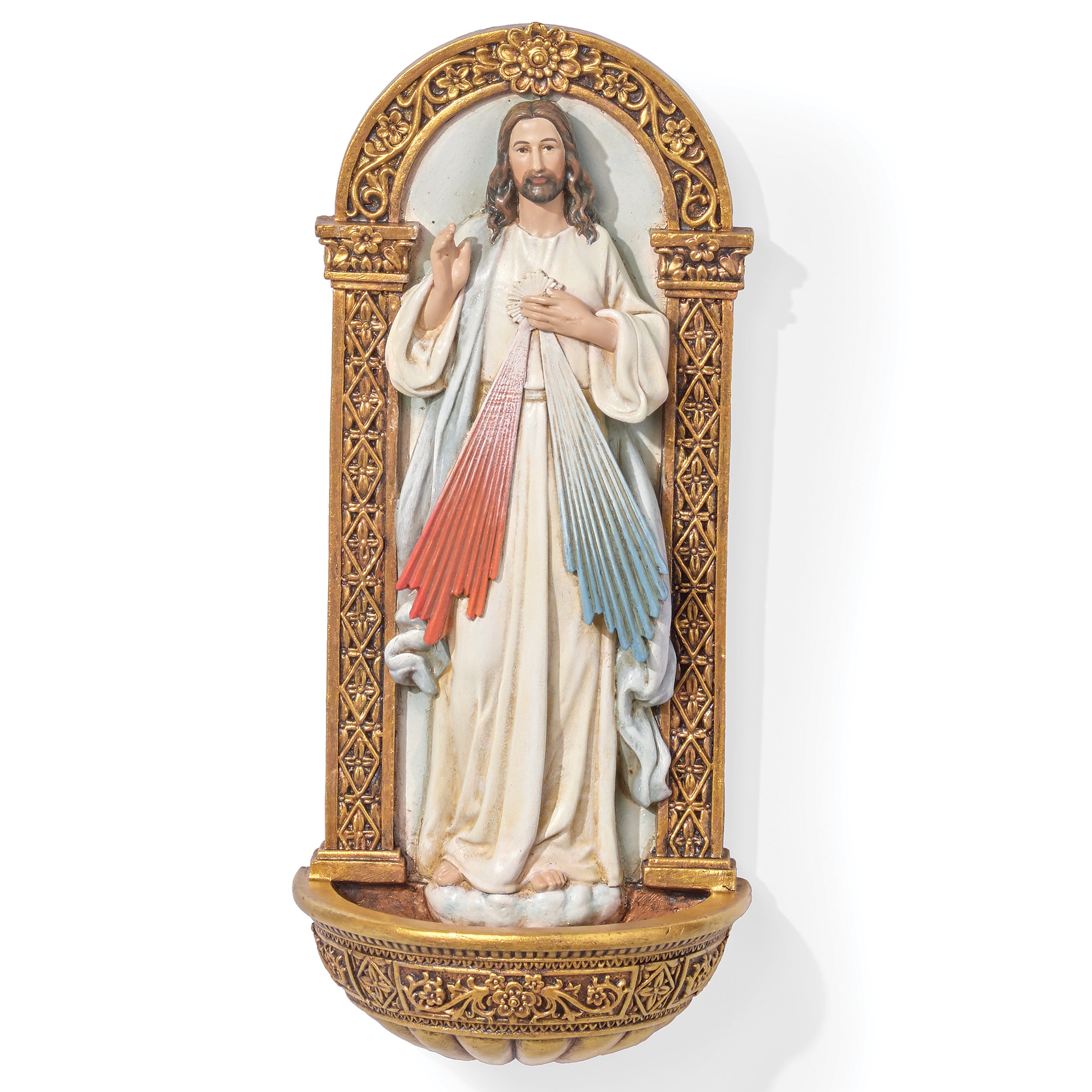 Joseph's Studio Divine Mercy Holy Water Fountain – Renaissance Collection