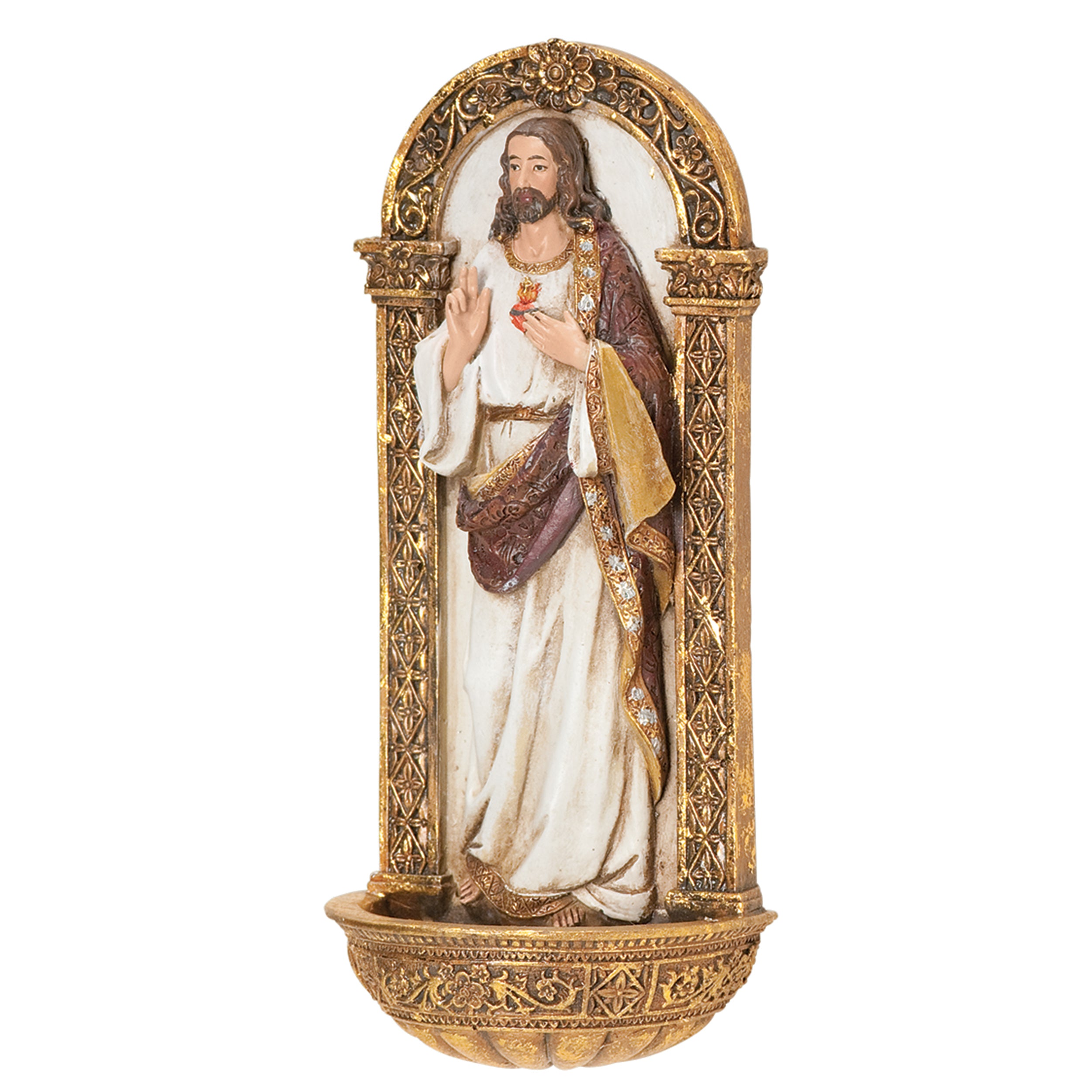 Joseph's Studio Sacred Heart of Jesus Water Font – Renaissance Collection