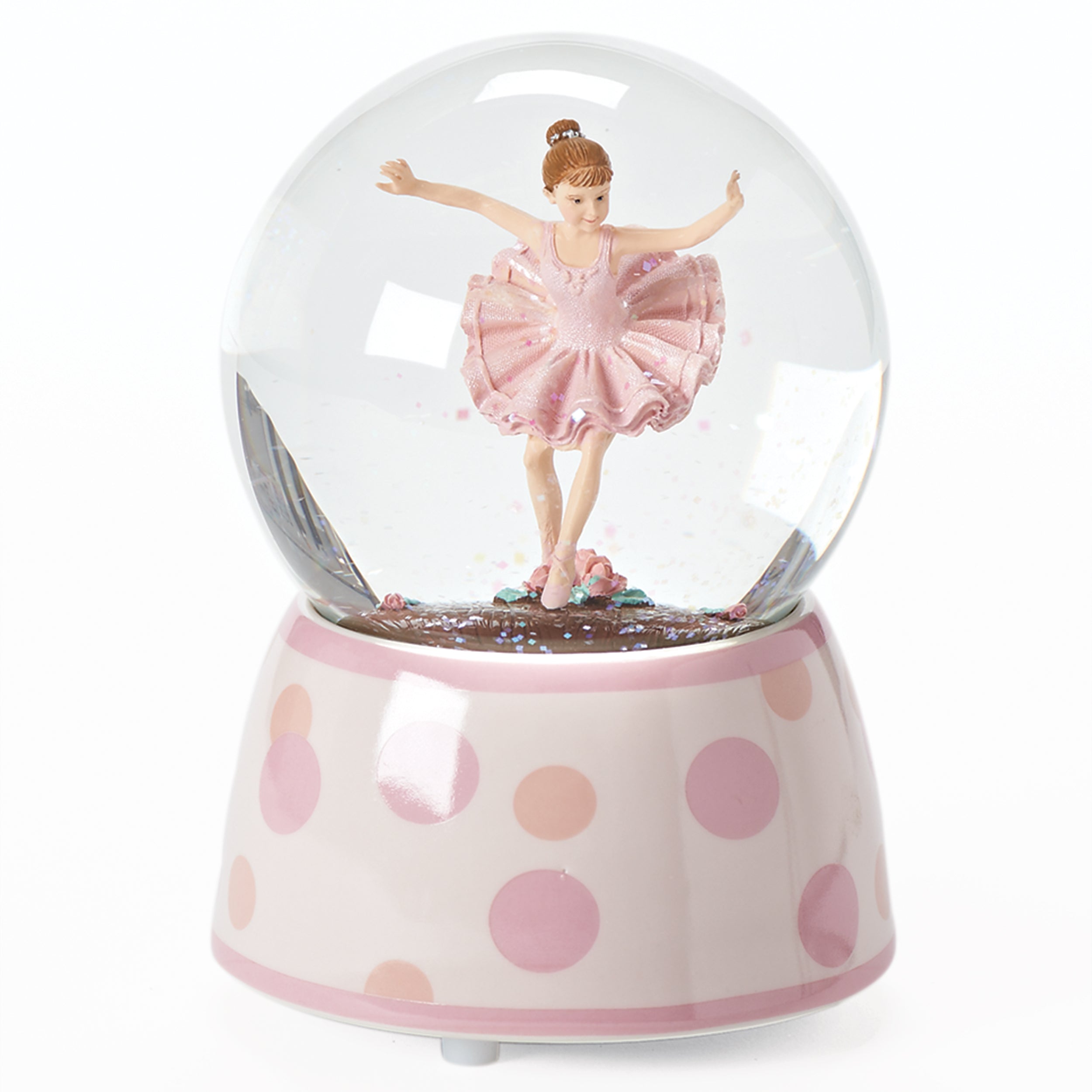 Glitterdome Musical Dancing Ballerina - "Swan Lake" Tune