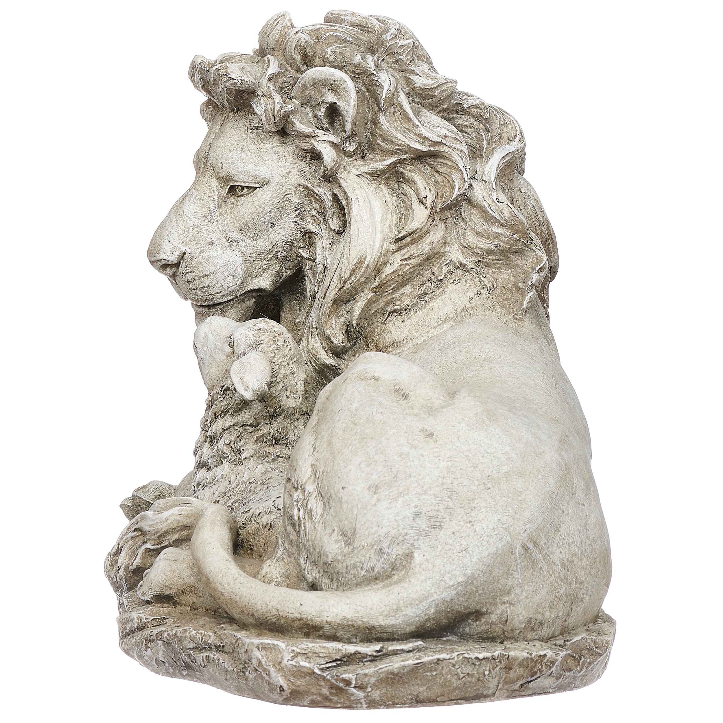 Joseph's Studio Lion & Lamb Garden Statue