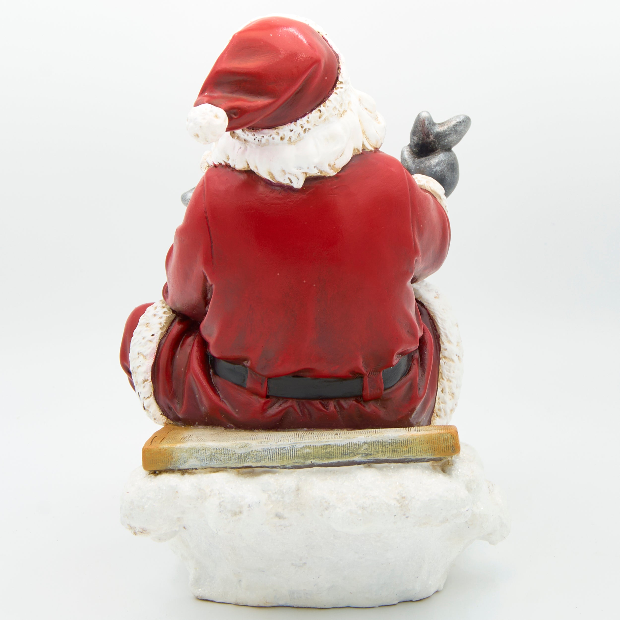 Joseph's Studio Santa Sledding with Snowman Figure