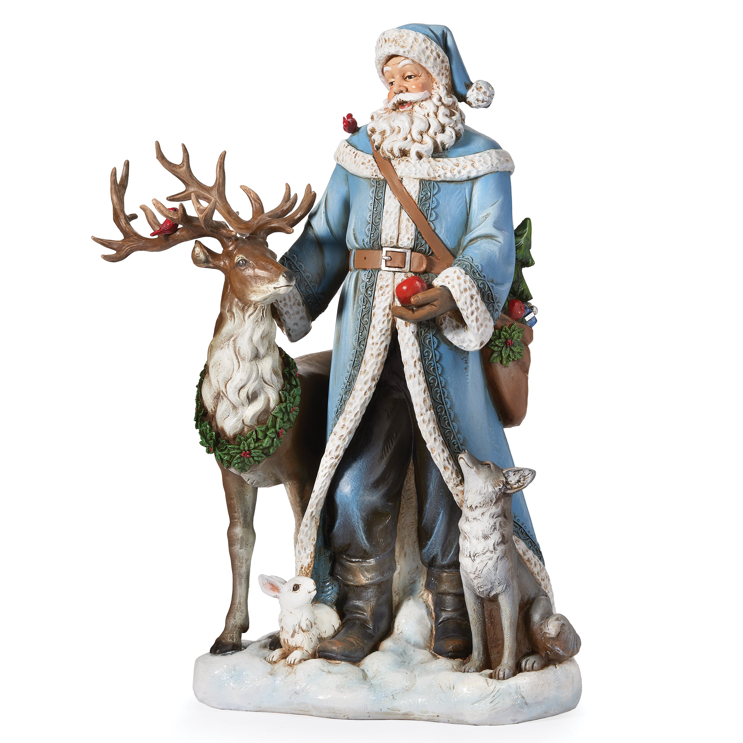 Joseph's Studio Santa with Woodland Animals Figure